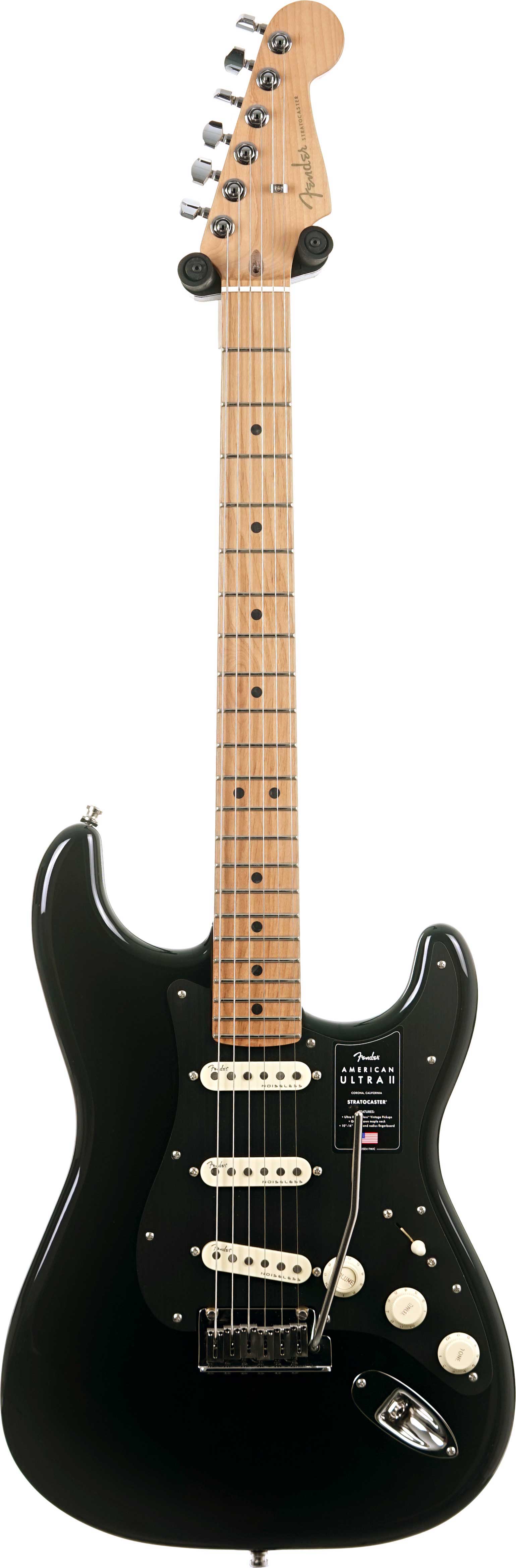 GUITARGUITAR Fender Ultra II Stratocaster Roasted Maple Fingerboard Black guitarguitar Exclusive (Ex-Demo) #US25006712