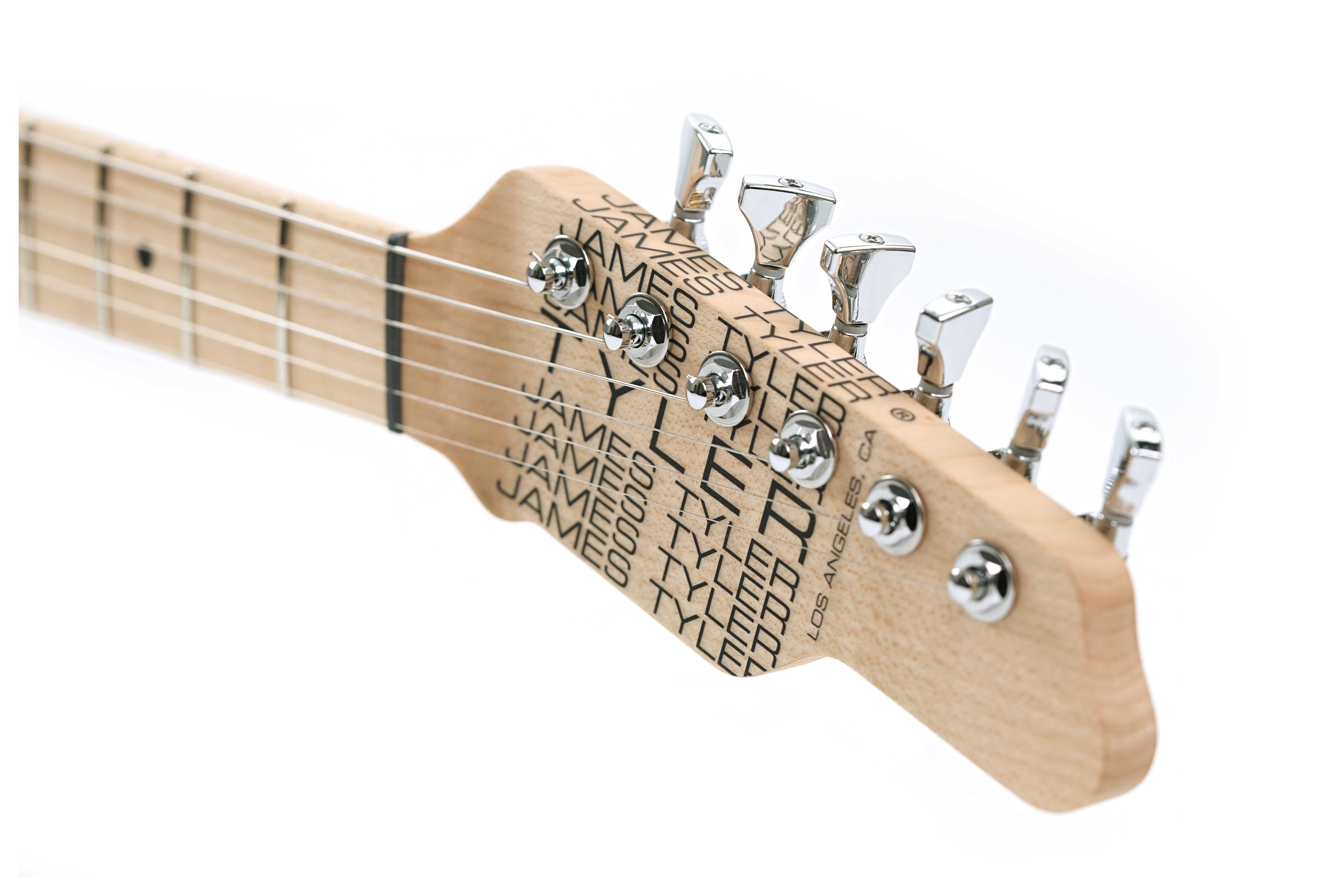 GUITARGUITAR Tyler USA Studio Elite HD White Shmear Maple Fingerboard #24385