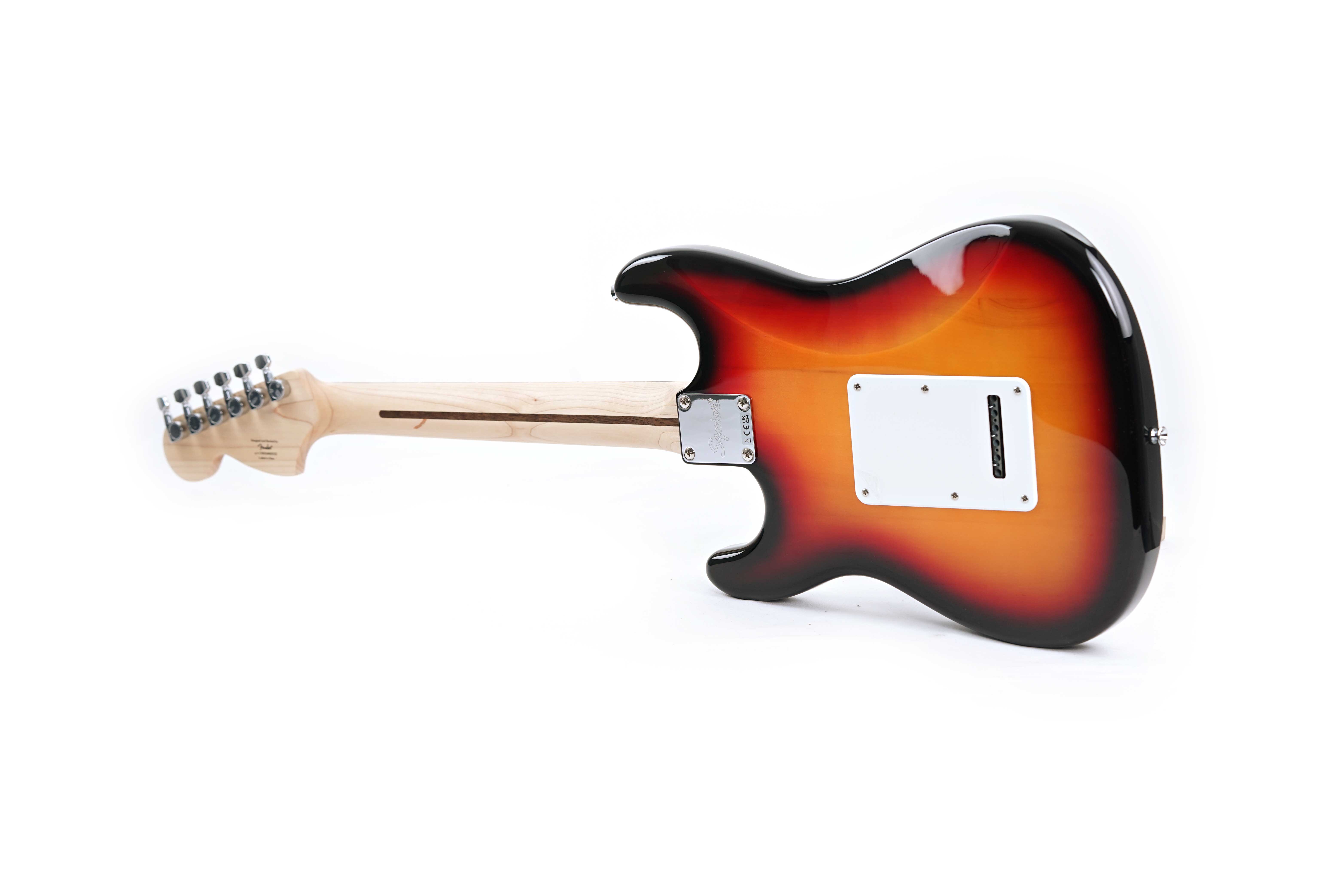 GUITARGUITAR Squier Affinity Series Stratocaster Junior HSS Laurel Fingerboard White Pickguard 3 Colour Sunburst