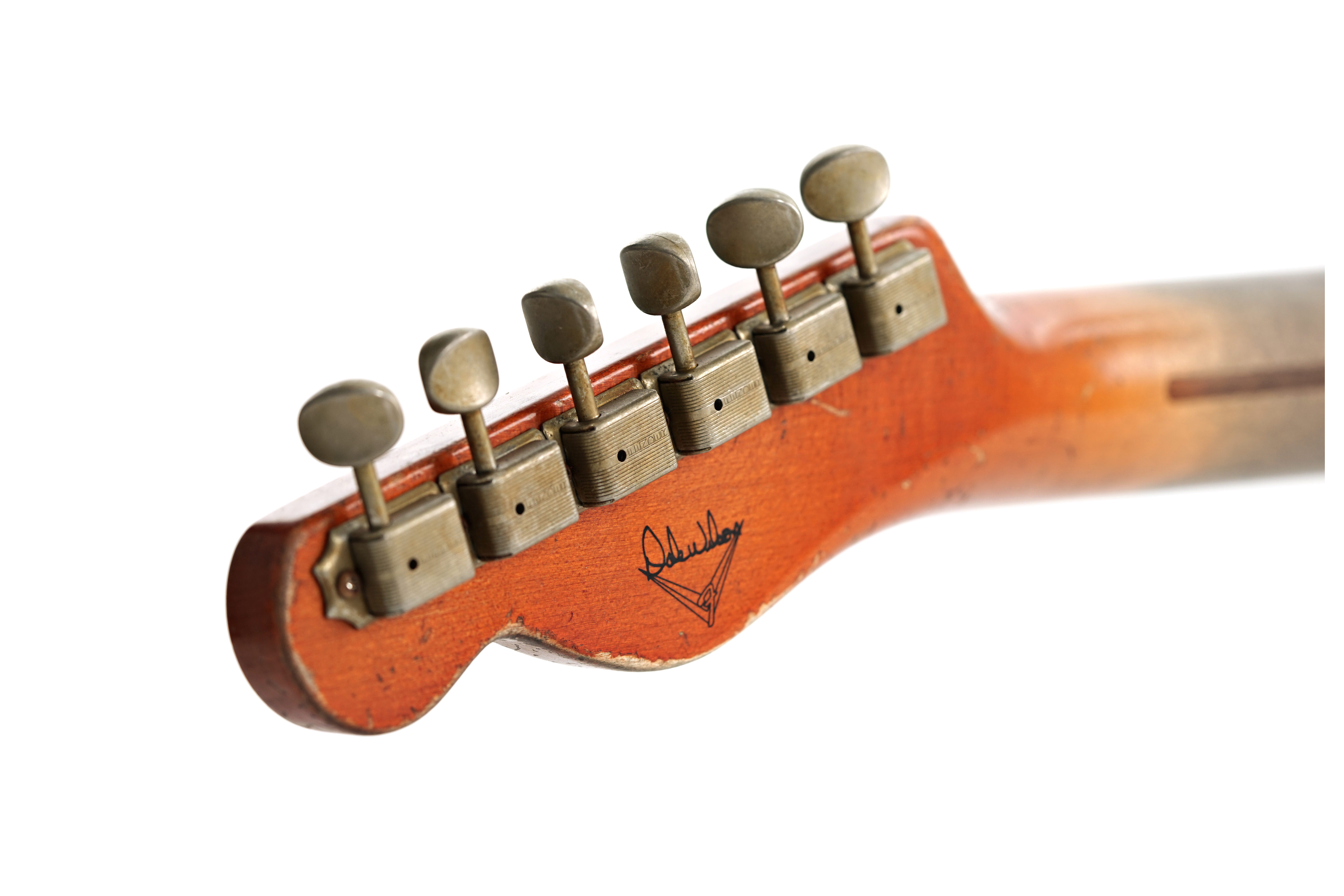 GUITARGUITAR Fender Custom Shop 1955 Telecaster Heavy Relic Masterbuilt By Dale Wilson Aged White Blonde #CZ552240