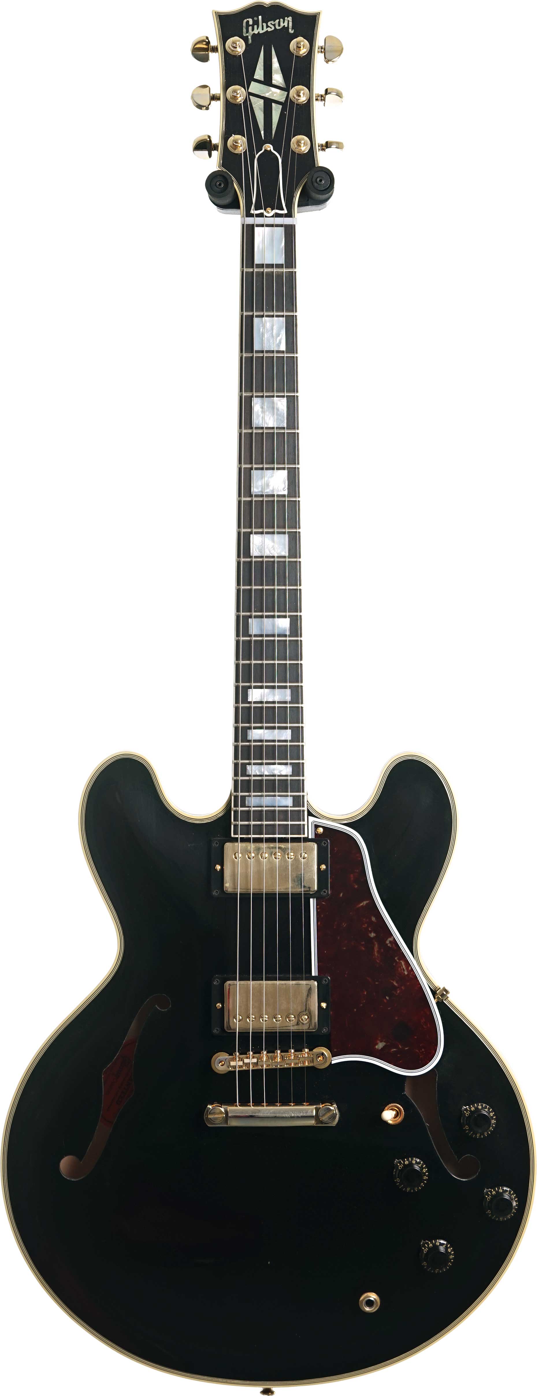 GUITARGUITAR Gibson Custom Shop Murphy Lab 1959 ES-355 Reissue Stop Bar Ultra Light Aged Ebony #A930033