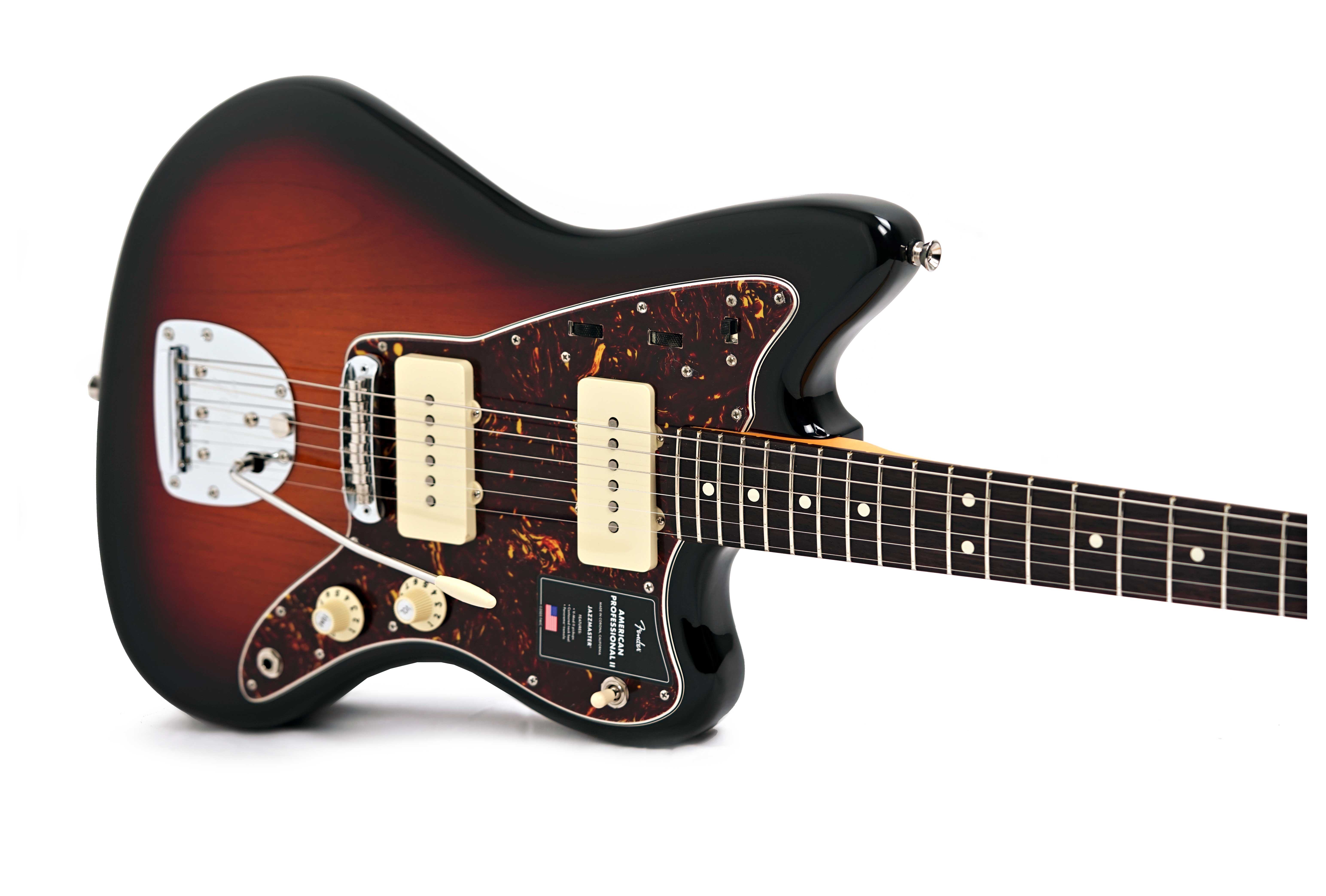 GUITARGUITAR Fender American Professional II Jazzmaster 3 Tone Sunburst Rosewood Fingerboard #US25096867