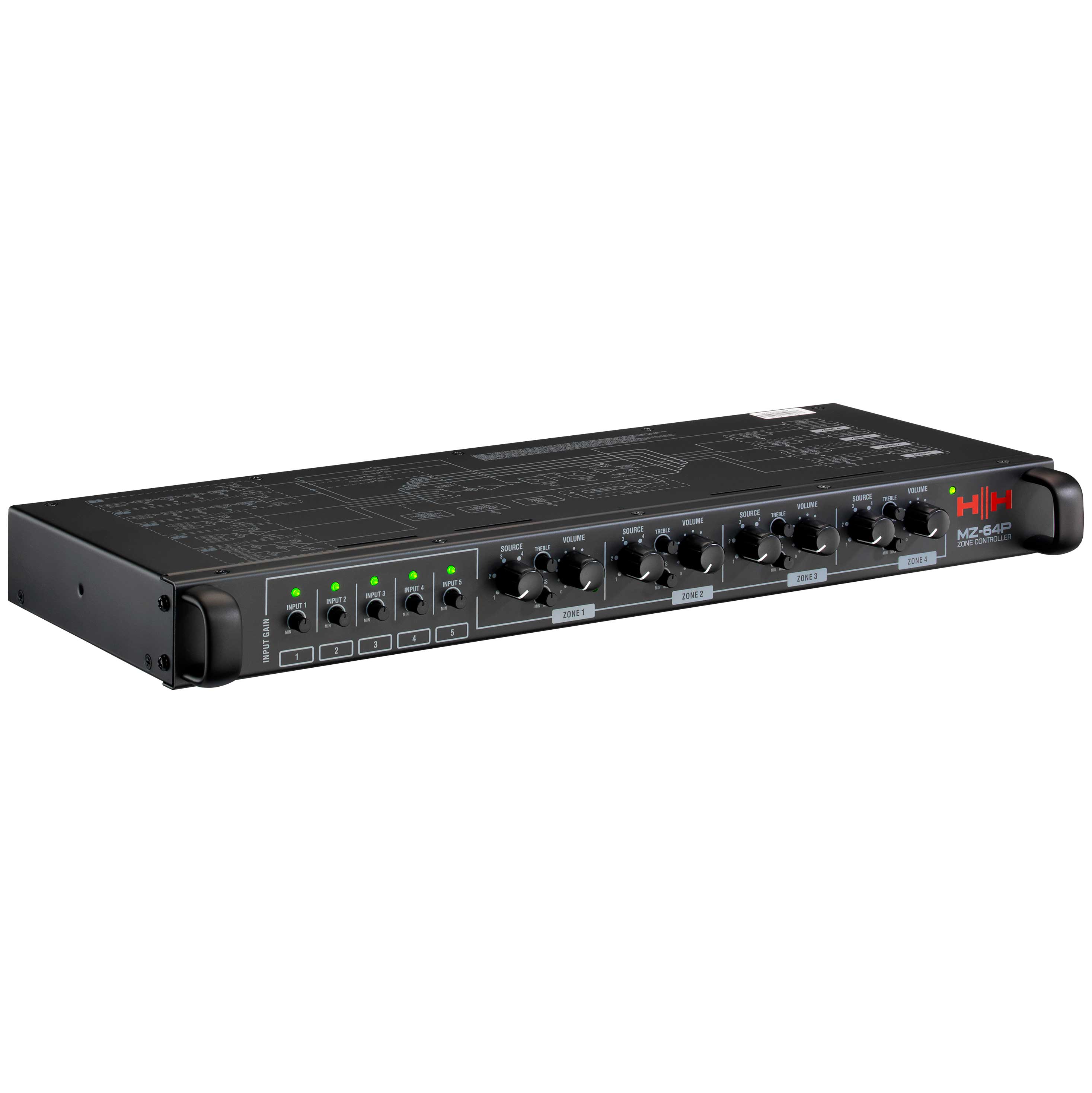 GUITARGUITAR HH MZ-64P 4-Zone Matrix Preamplifier