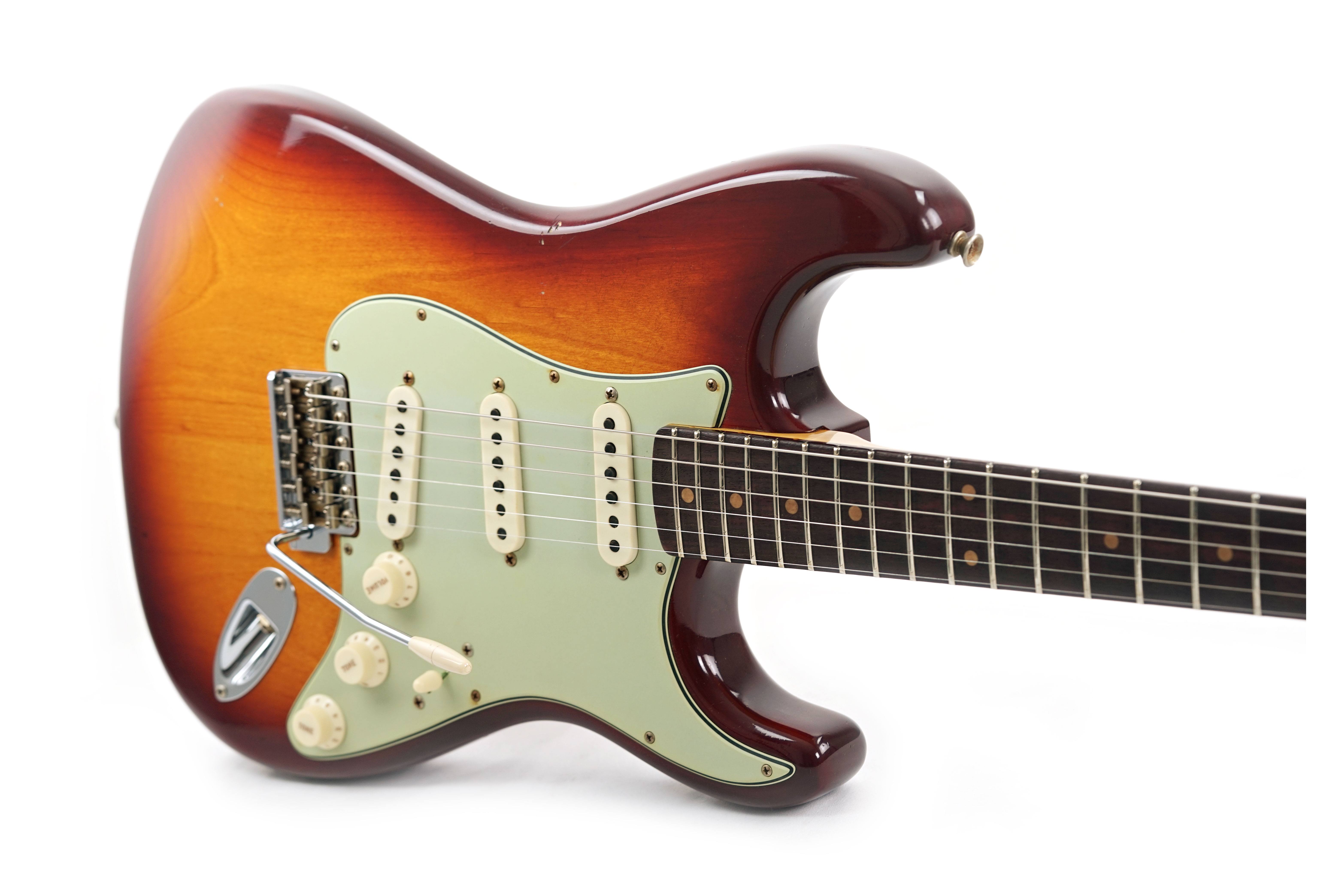 GUITARGUITAR Fender Custom Shop 1959 Collection Stratocaster Journeyman Relic Tobacco Burst Rosewood Fingerboard #CZ587036