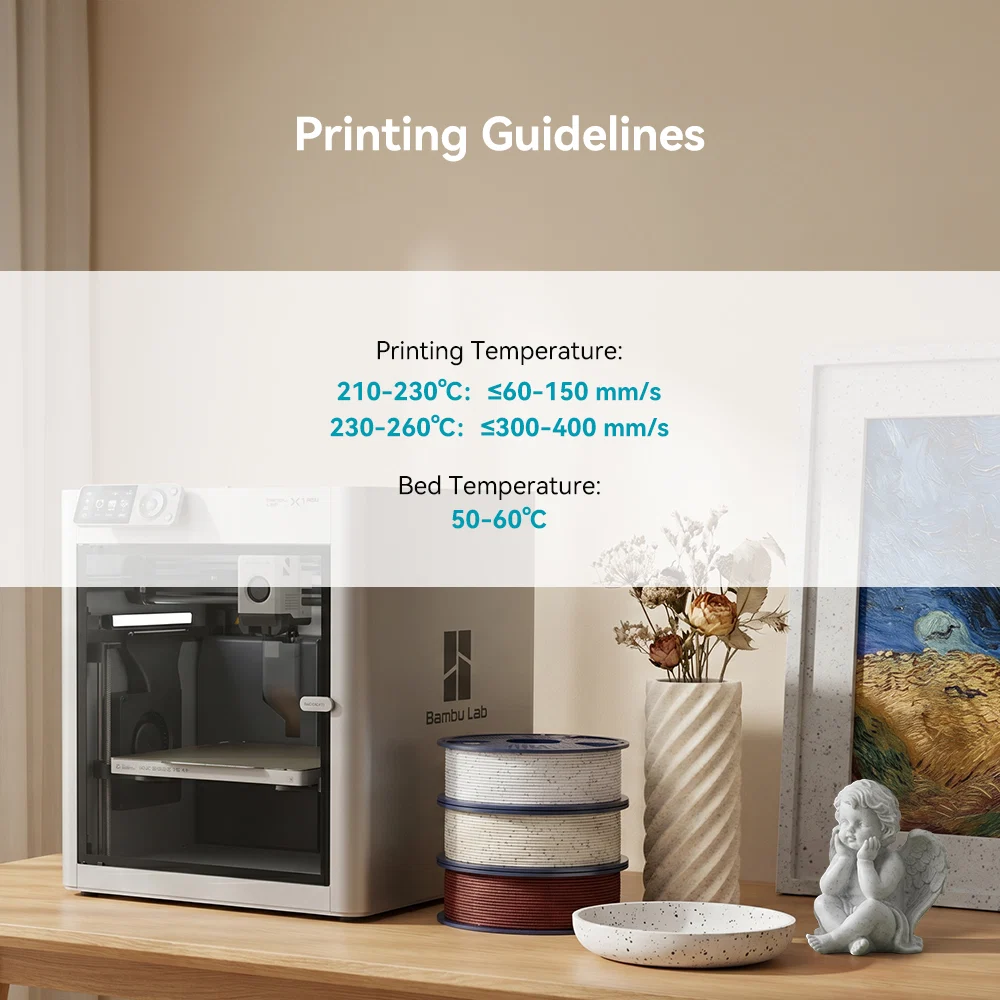 [MOQ: 3KG] High Speed PLA Marble 3D Printer Filament 1KG