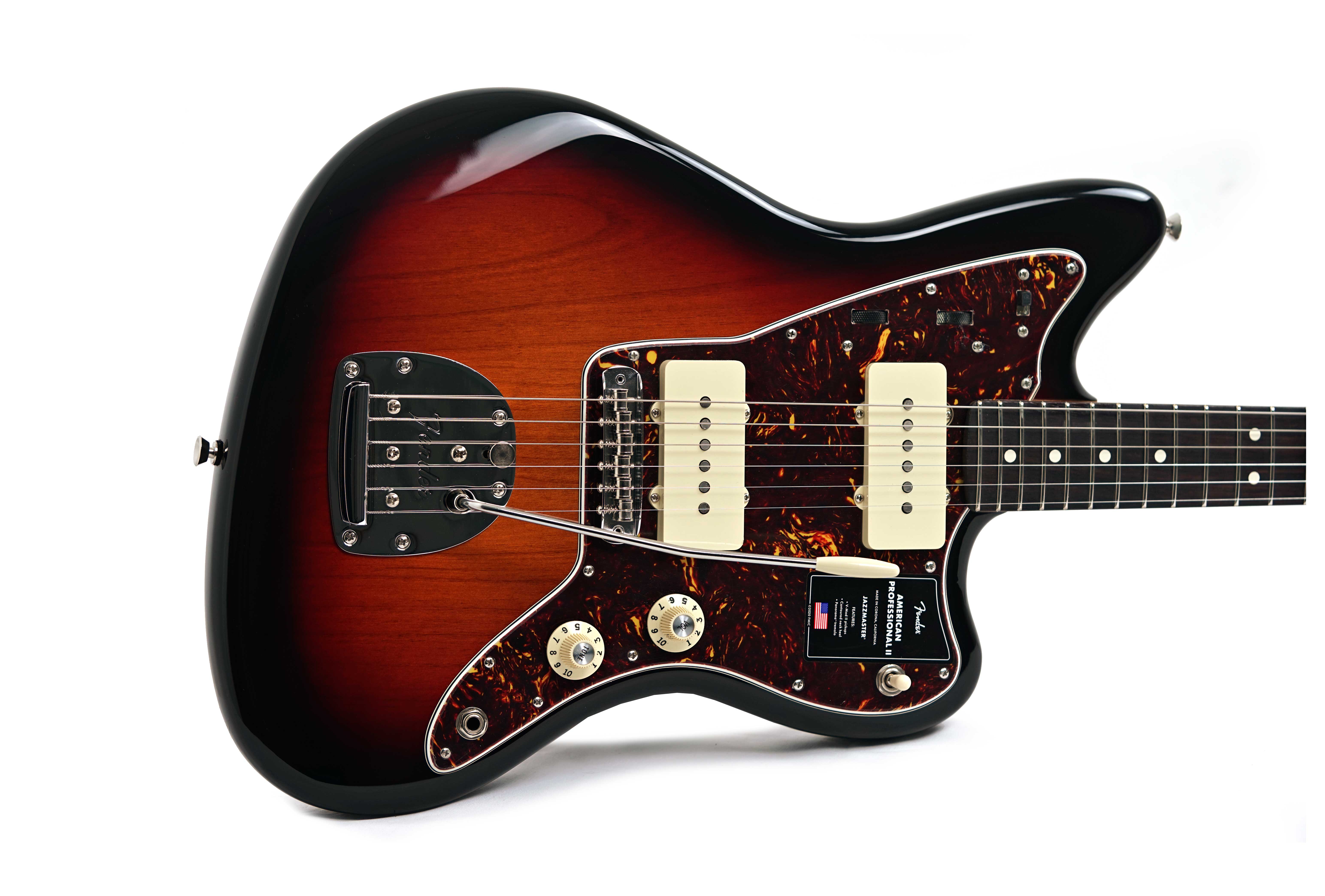 GUITARGUITAR Fender American Professional II Jazzmaster 3 Tone Sunburst Rosewood Fingerboard #US25096867