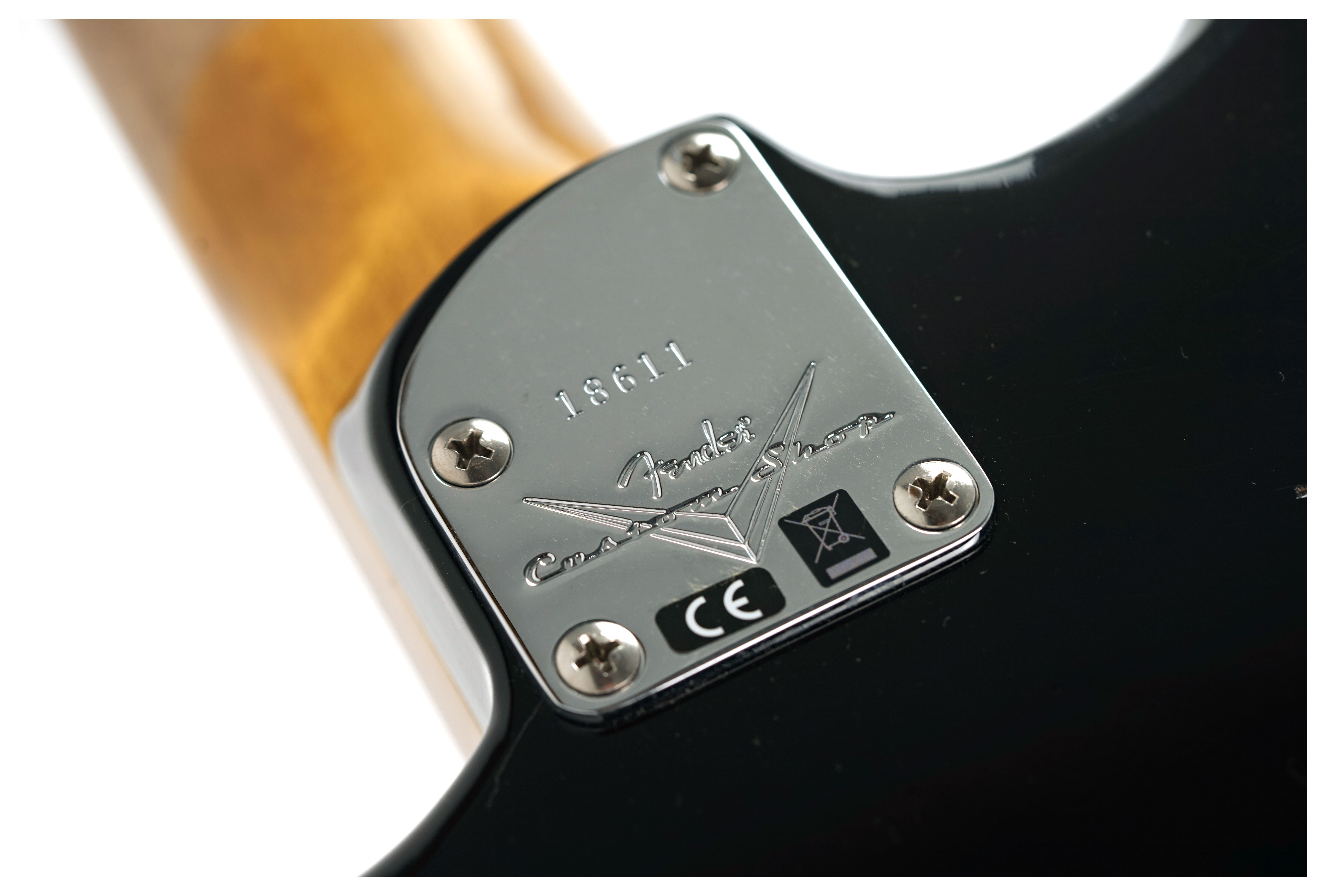 GUITARGUITAR Fender Custom Shop Limited Edition Roasted Stratocaster Journeyman Relic with Closet Classic Hardware Black #XN18611