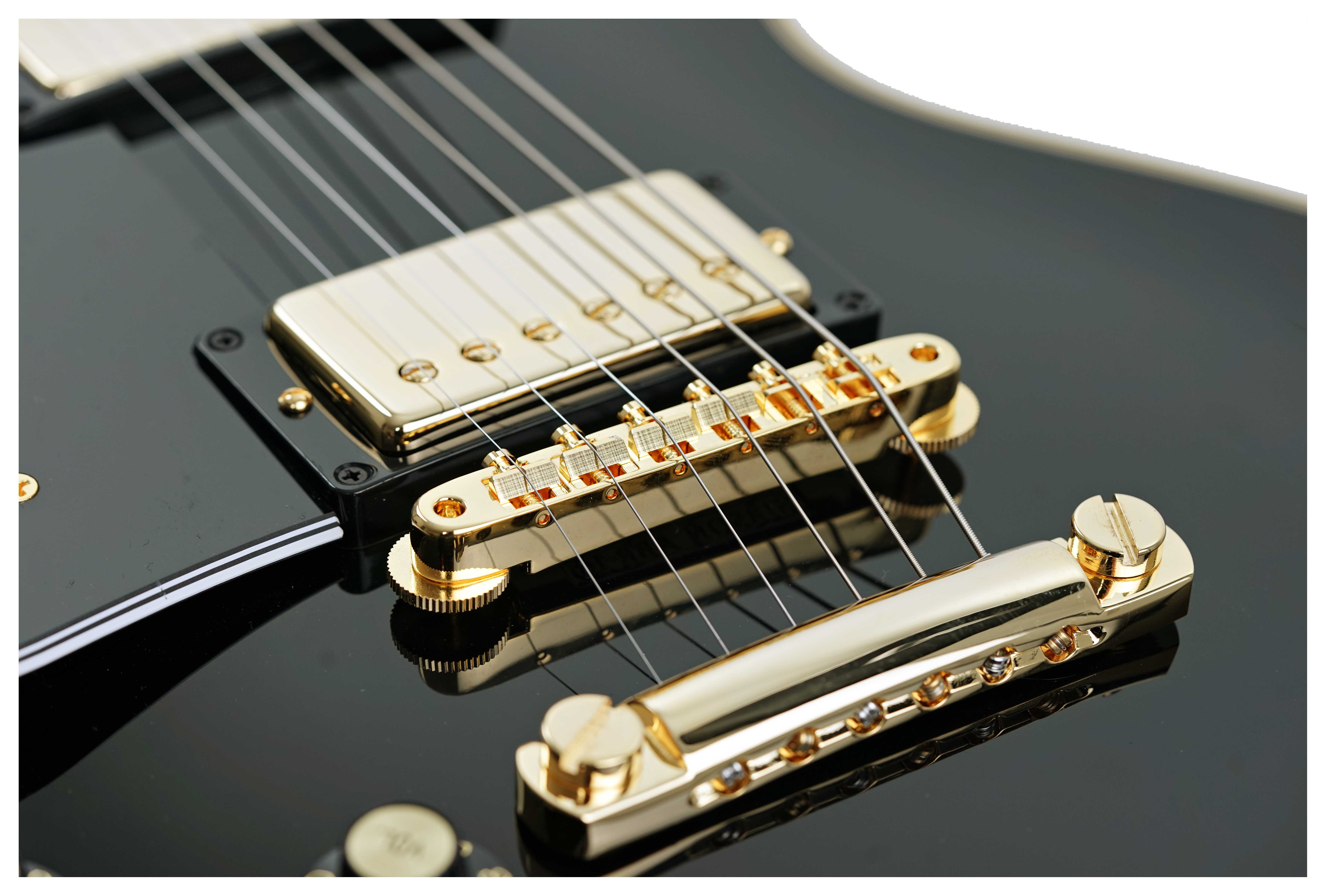 GUITARGUITAR Gibson Custom Shop 1968 Les Paul Custom Reissue Gloss Ebony Left Handed #408638