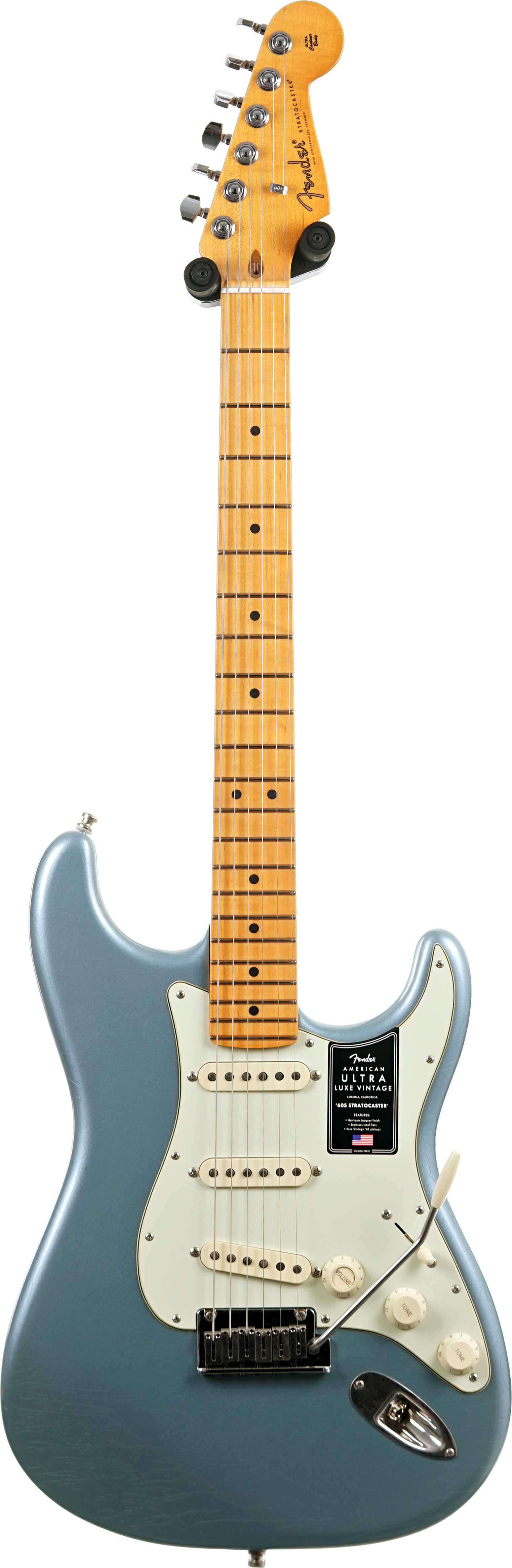 GUITARGUITAR Fender American Ultra Luxe 60s Stratocaster Ice Blue Metallic Maple Fingerboard #US25000259