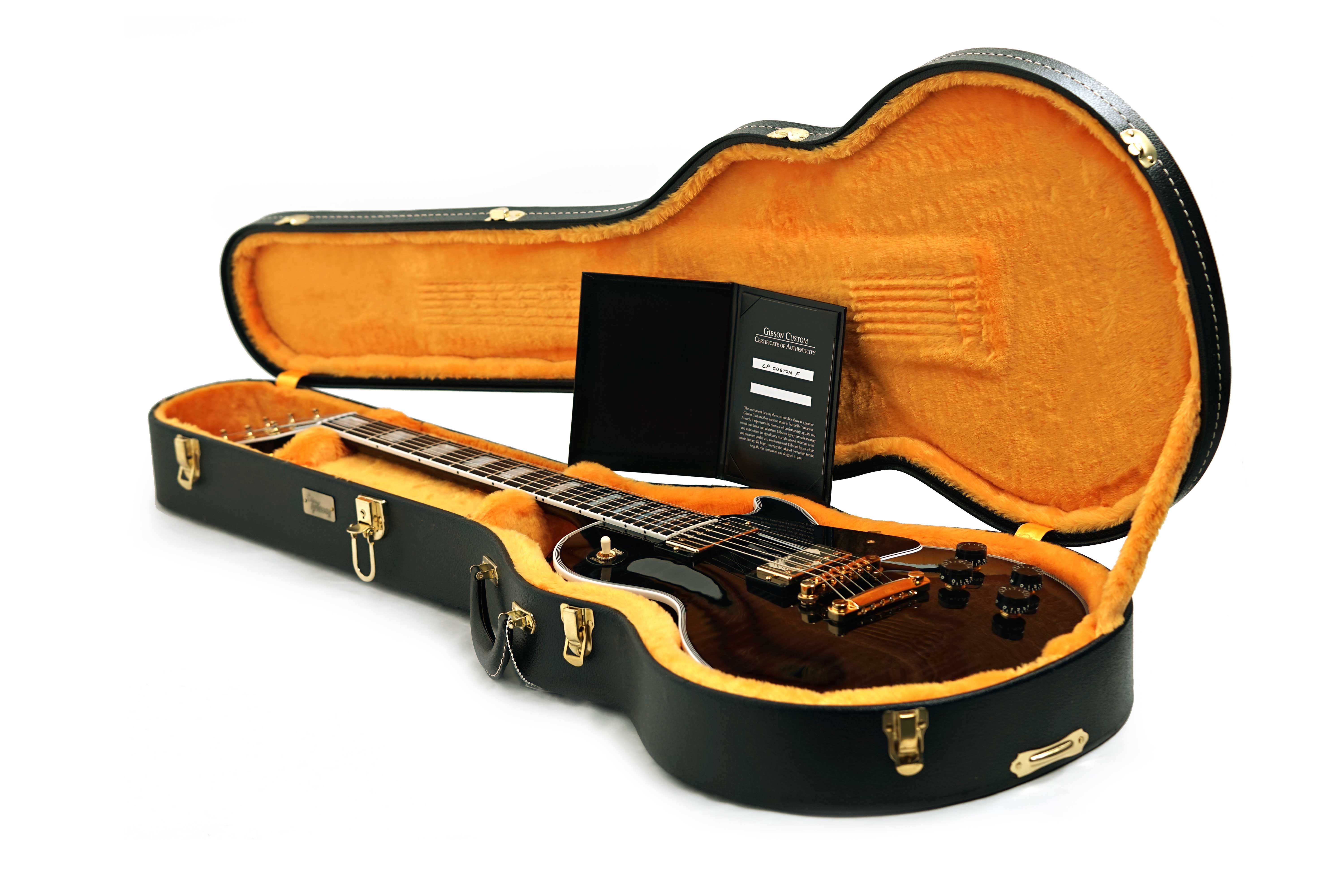GUITARGUITAR Gibson Custom Shop Dealer Select Les Paul Custom Trans Black #CS502284