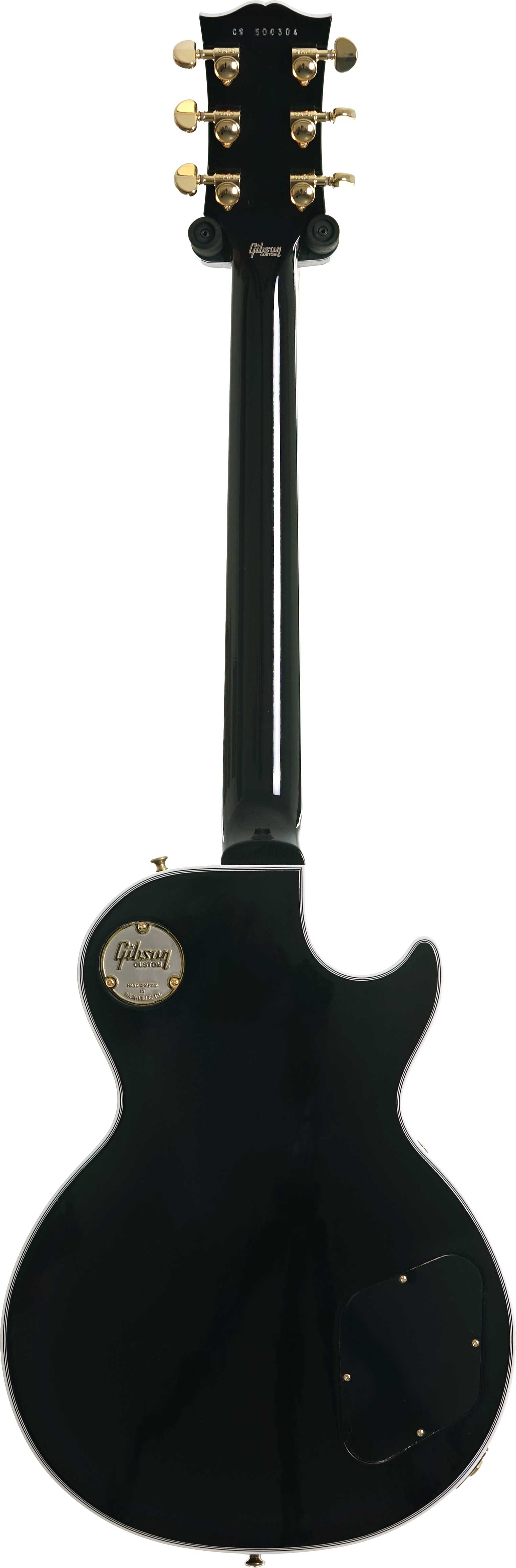 GUITARGUITAR Gibson Custom Shop Les Paul Custom Ebony Fingerboard Gloss Left Handed #CS500304