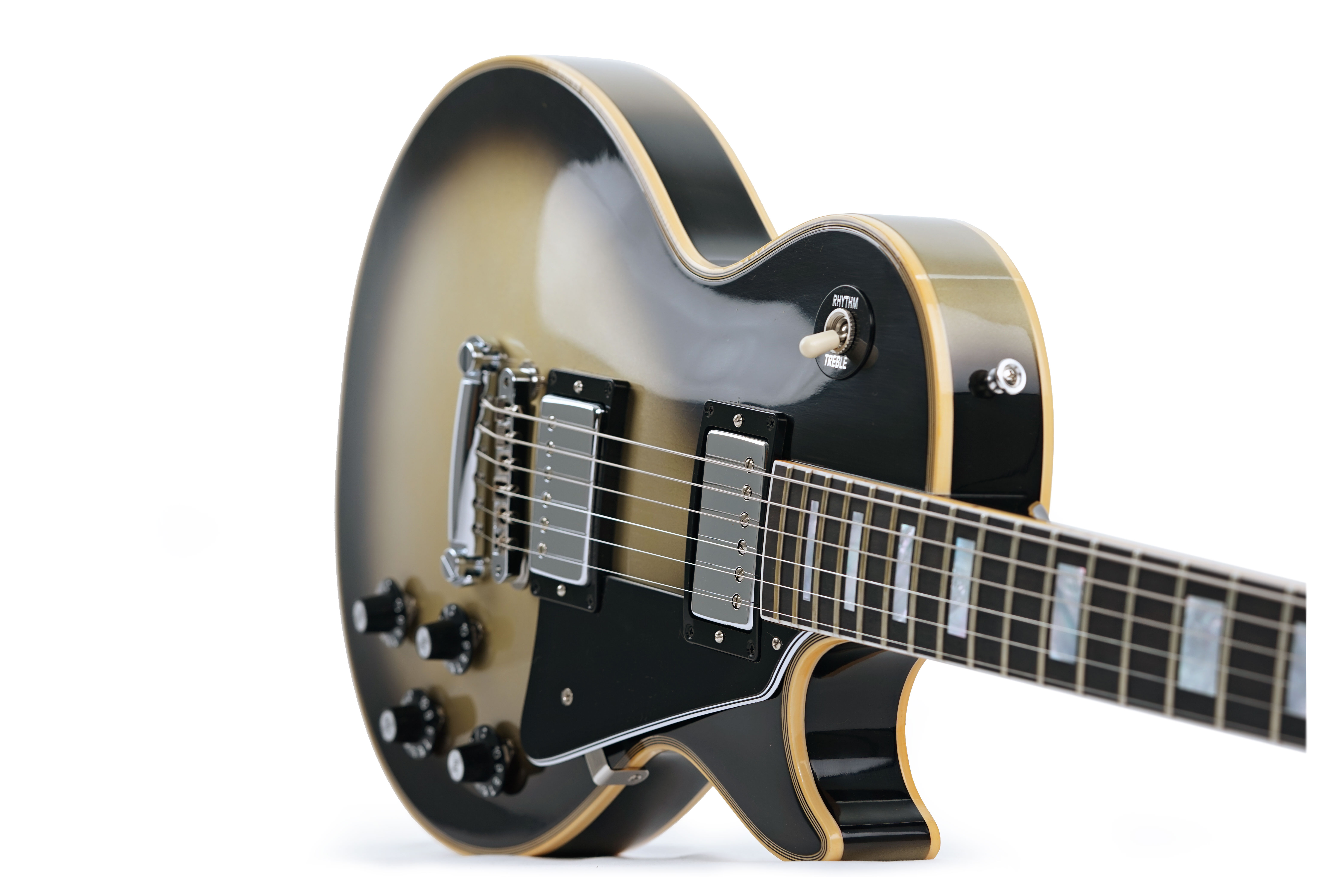 GUITARGUITAR Gibson Custom Shop Made 2 Measure 1968 Les Paul Custom Silverburst VOS Chrome Hardware #502338