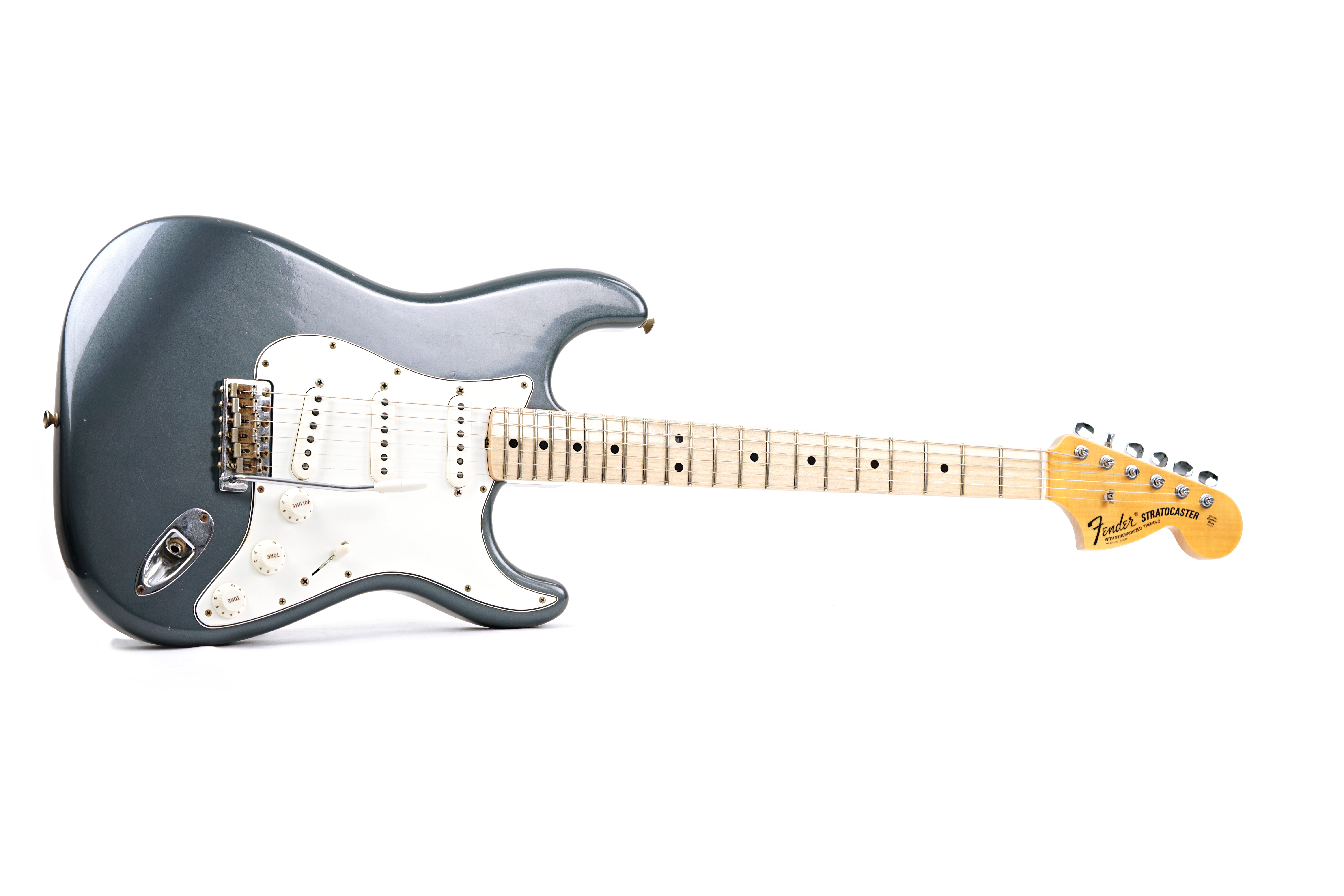 GUITARGUITAR Fender Custom Shop Limited Edition 1969 Stratocaster Journeyman Relic Aged Charcoal Frosted Metallic #CZ558818