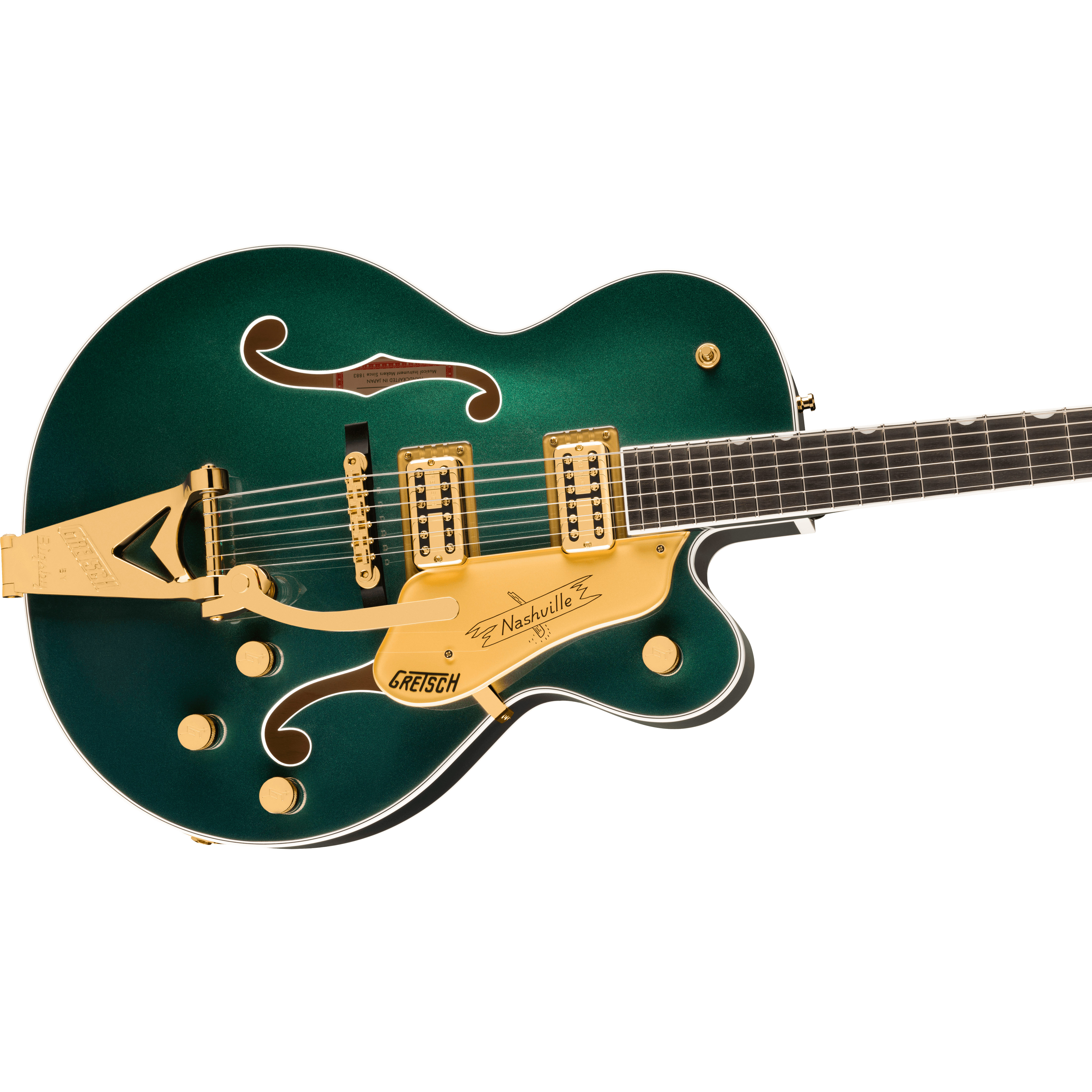 GUITARGUITAR Gretsch Nashville Hollow Body Cadillac Green Ebony Fingerboard