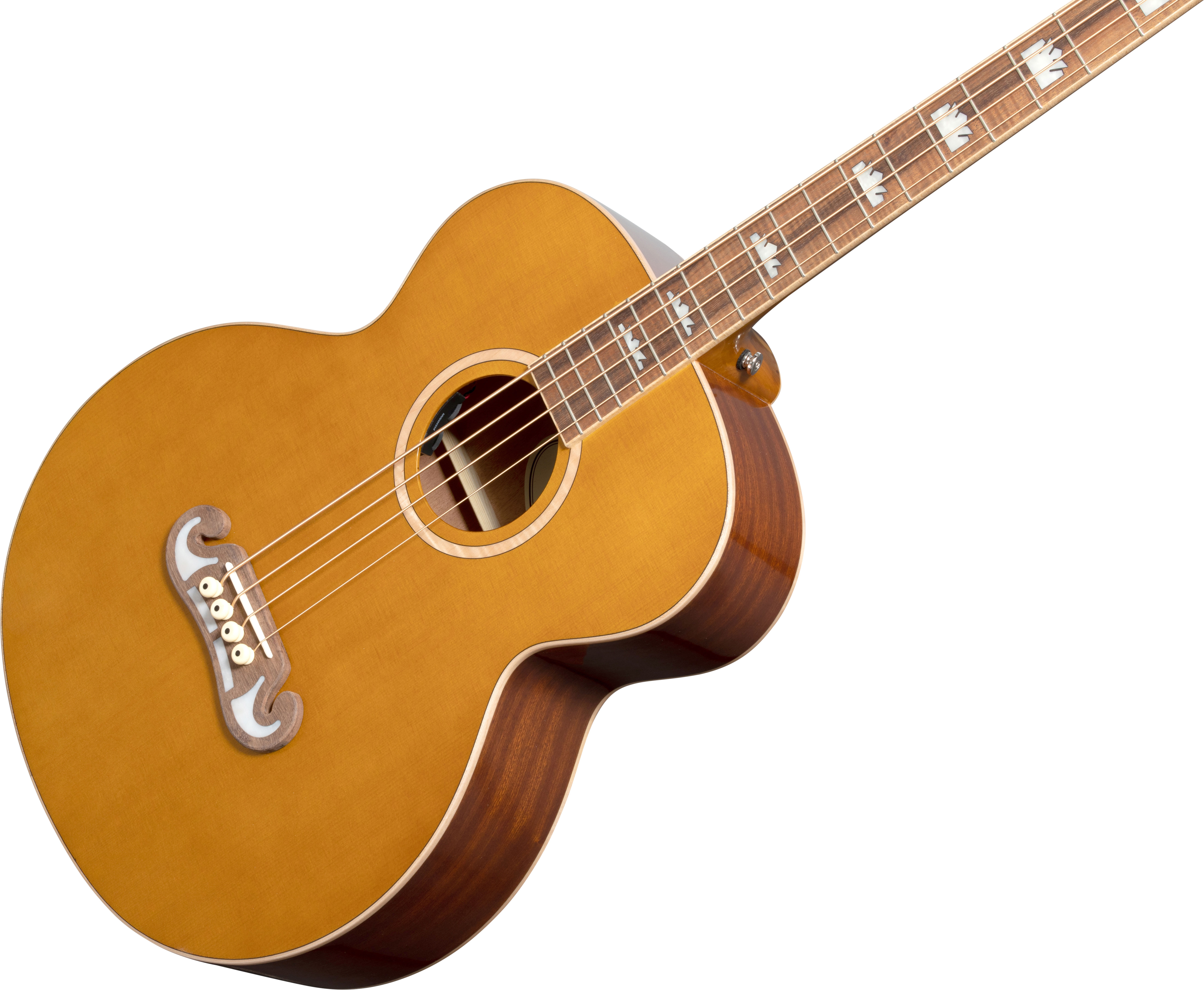 GUITARGUITAR Epiphone El Capitan J-200 Studio Bass Fishman Sonitone Aged Antique Natural