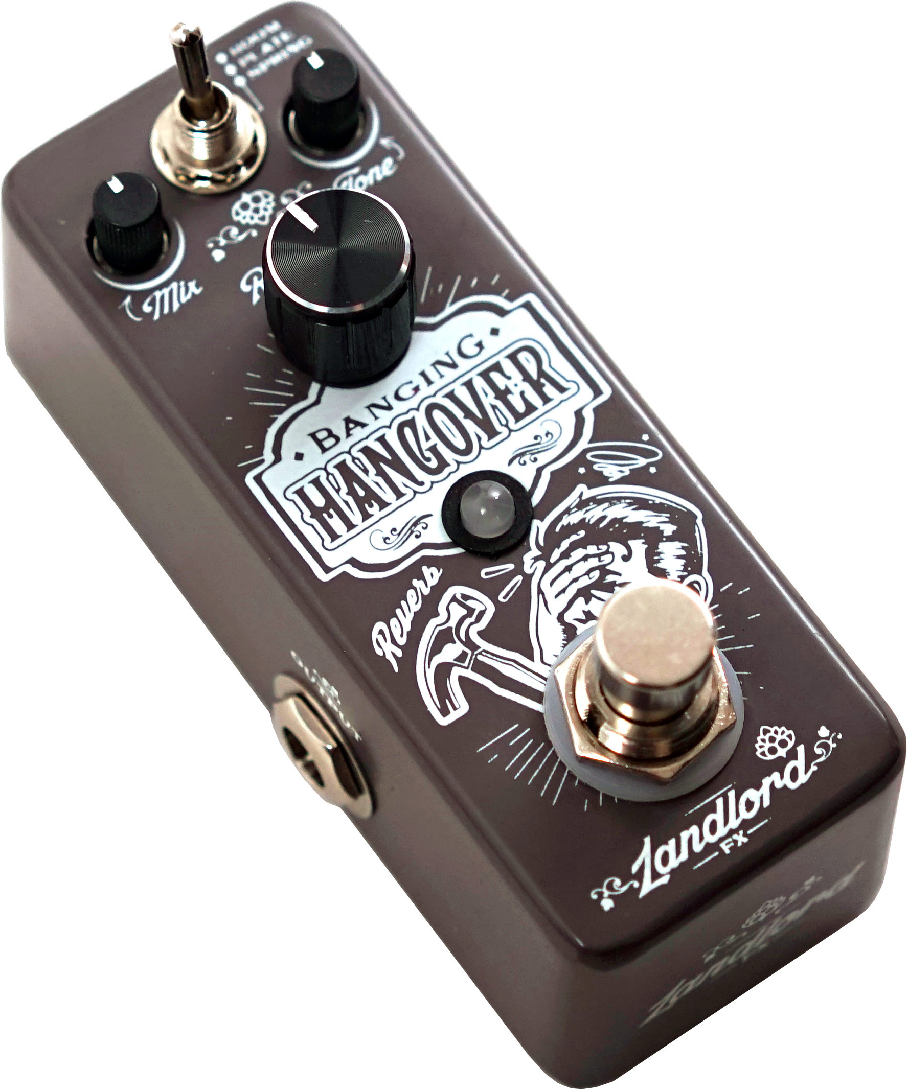 GUITARGUITAR Landlord FX Banging Hangover Reverb Mini Pedal