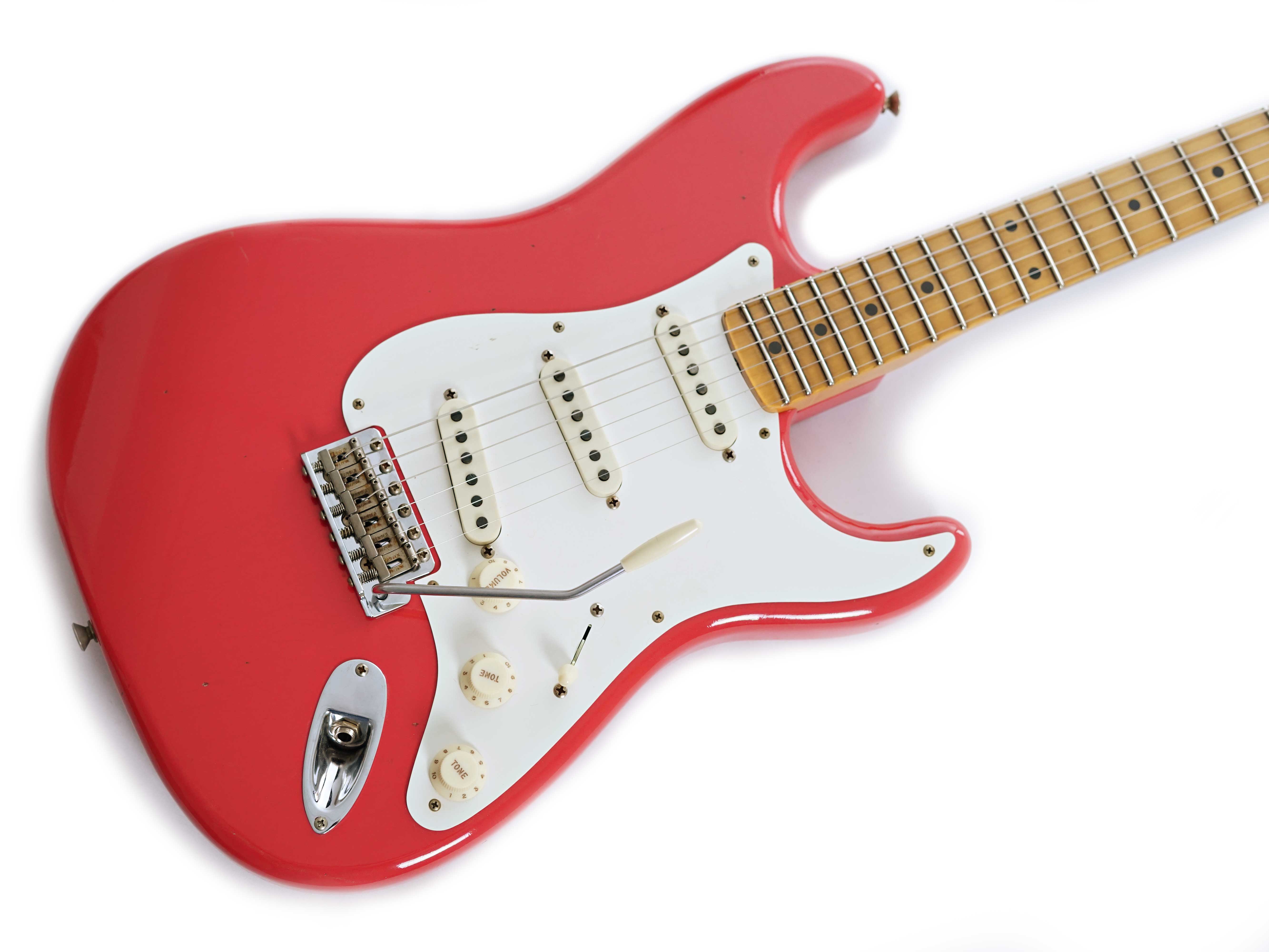 GUITARGUITAR Fender Custom Shop 1956 Stratocaster Journeyman Relic Fiesta Red guitarguitar Spec #CZ574060