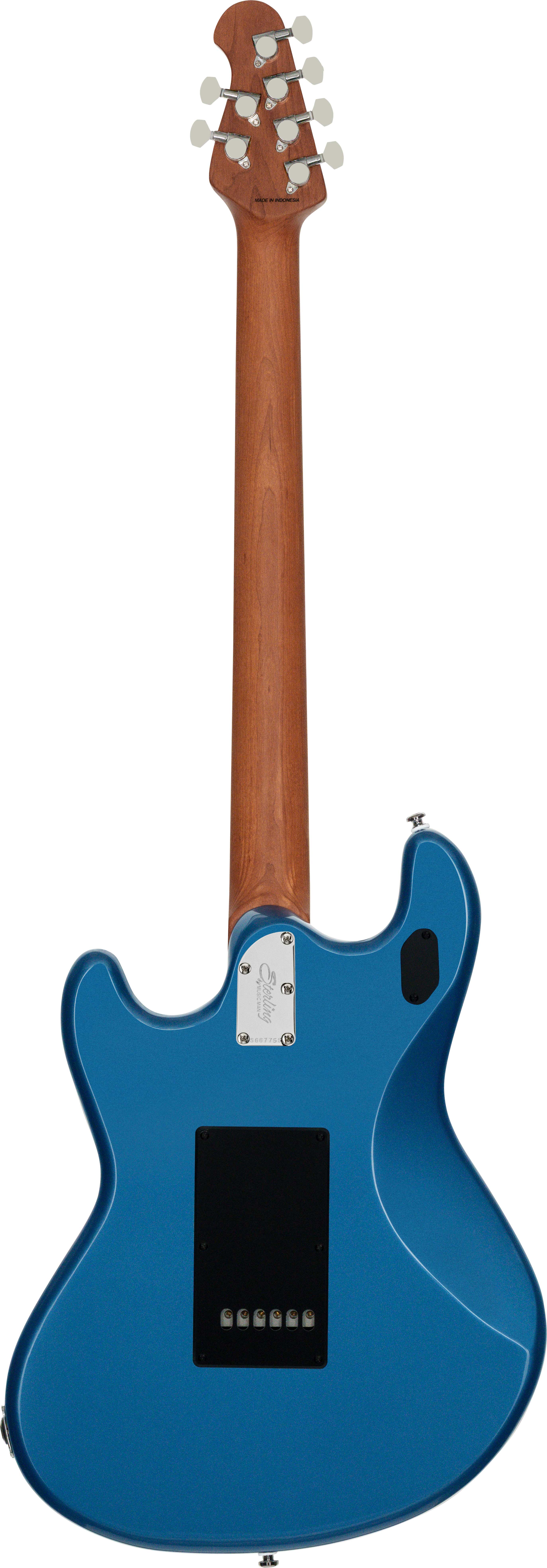 GUITARGUITAR Music Man Sterling Stingray Guitar Baritone Toluca Lake Blue