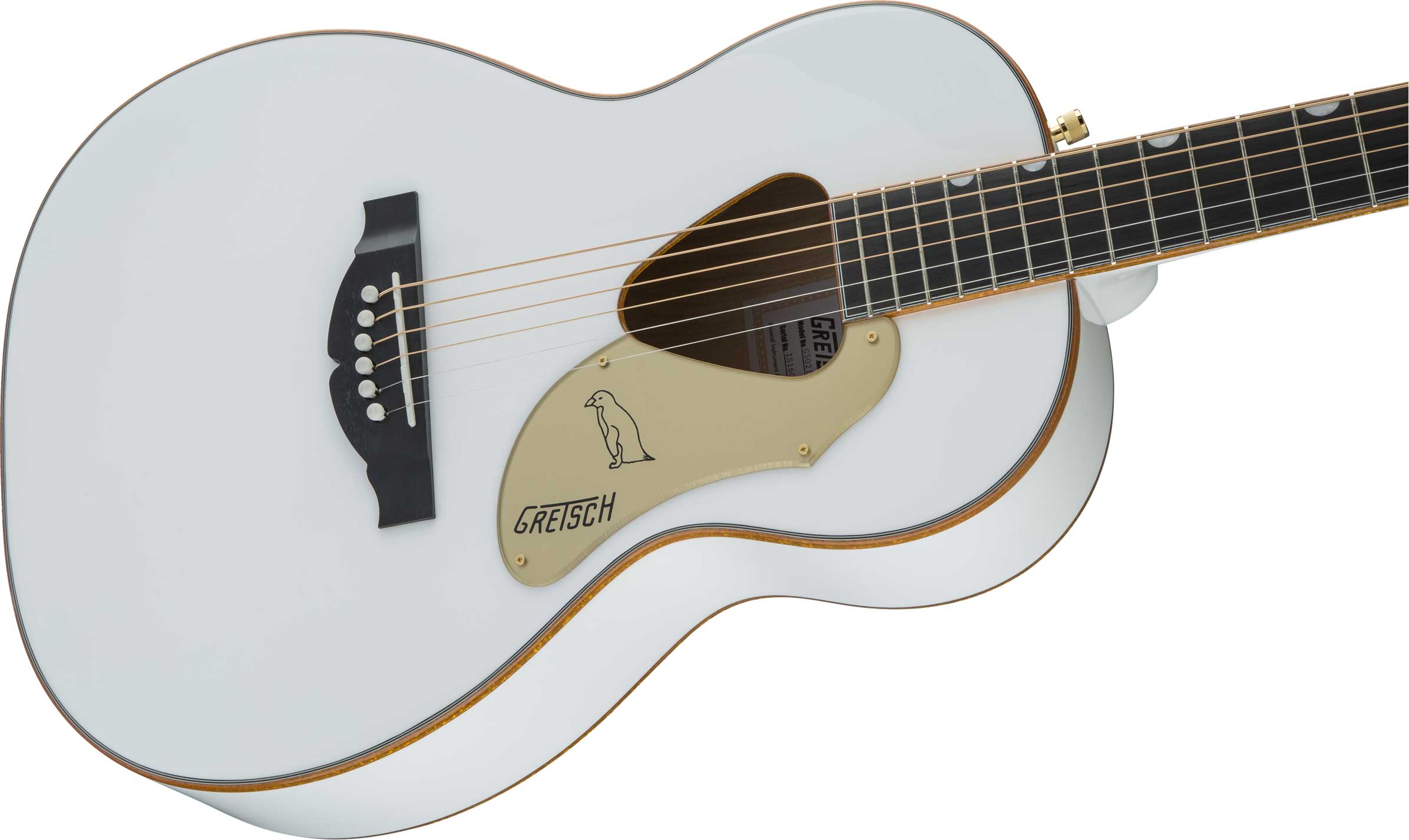 GUITARGUITAR Gretsch G5021WPE Rancher Penguin Parlor Acoustic White