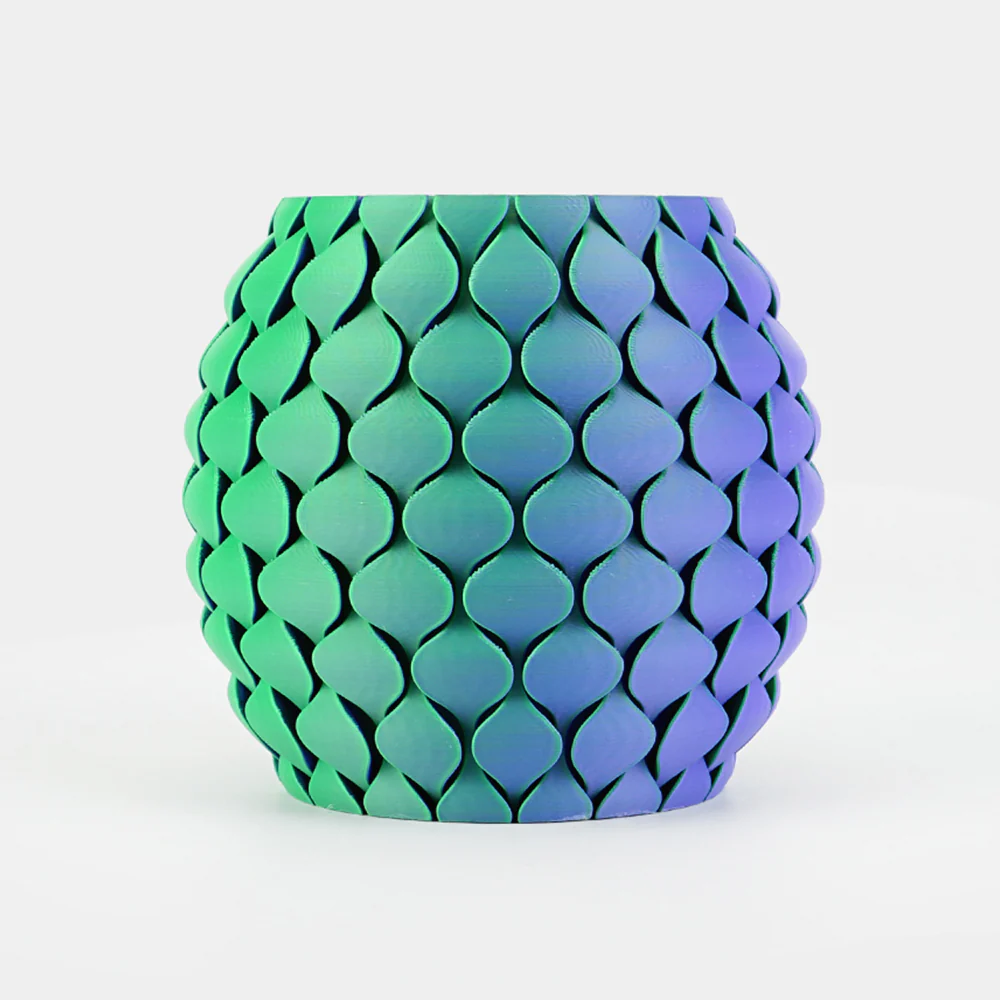 SUNLU Matte PLA Dual-Color 3D Printer Esthenic Filament 1KG, Seamless Two-Tone Shifts & Soft Matte Finish