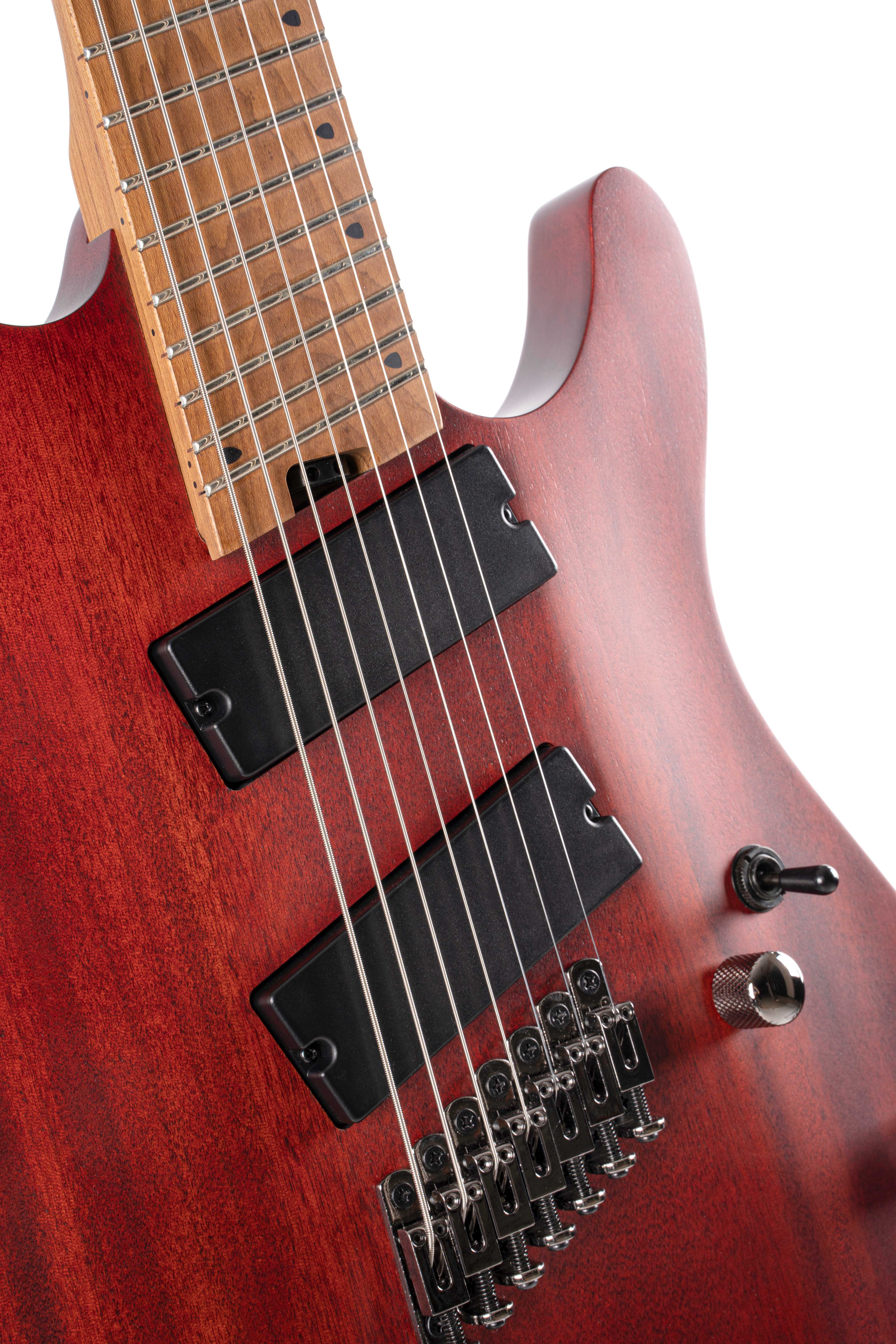 GUITARGUITAR Cort KX307MS Multi Scale 7 String Open Pore Mahogany