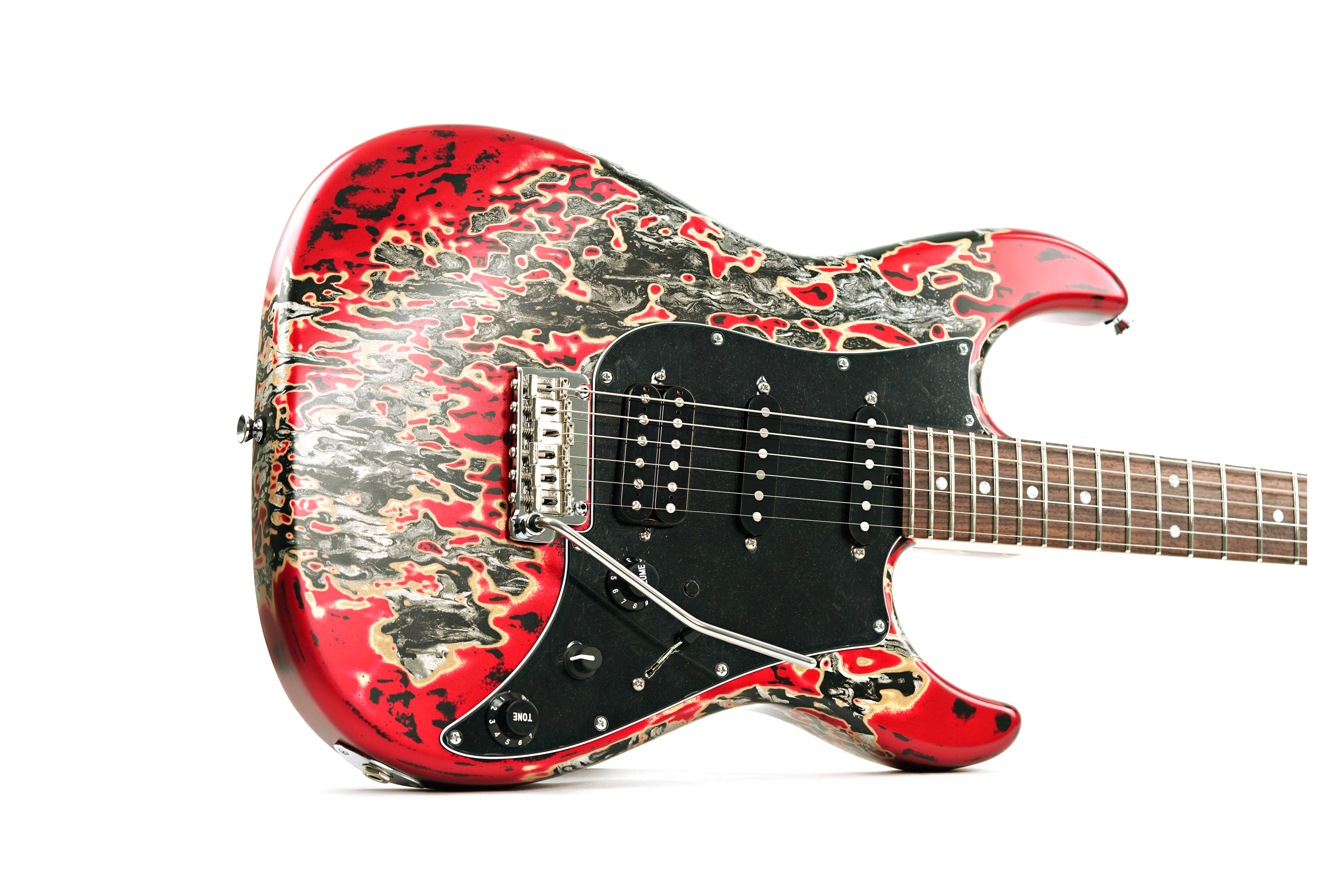 GUITARGUITAR Tyler USA Studio Elite HD Burning Water 2K