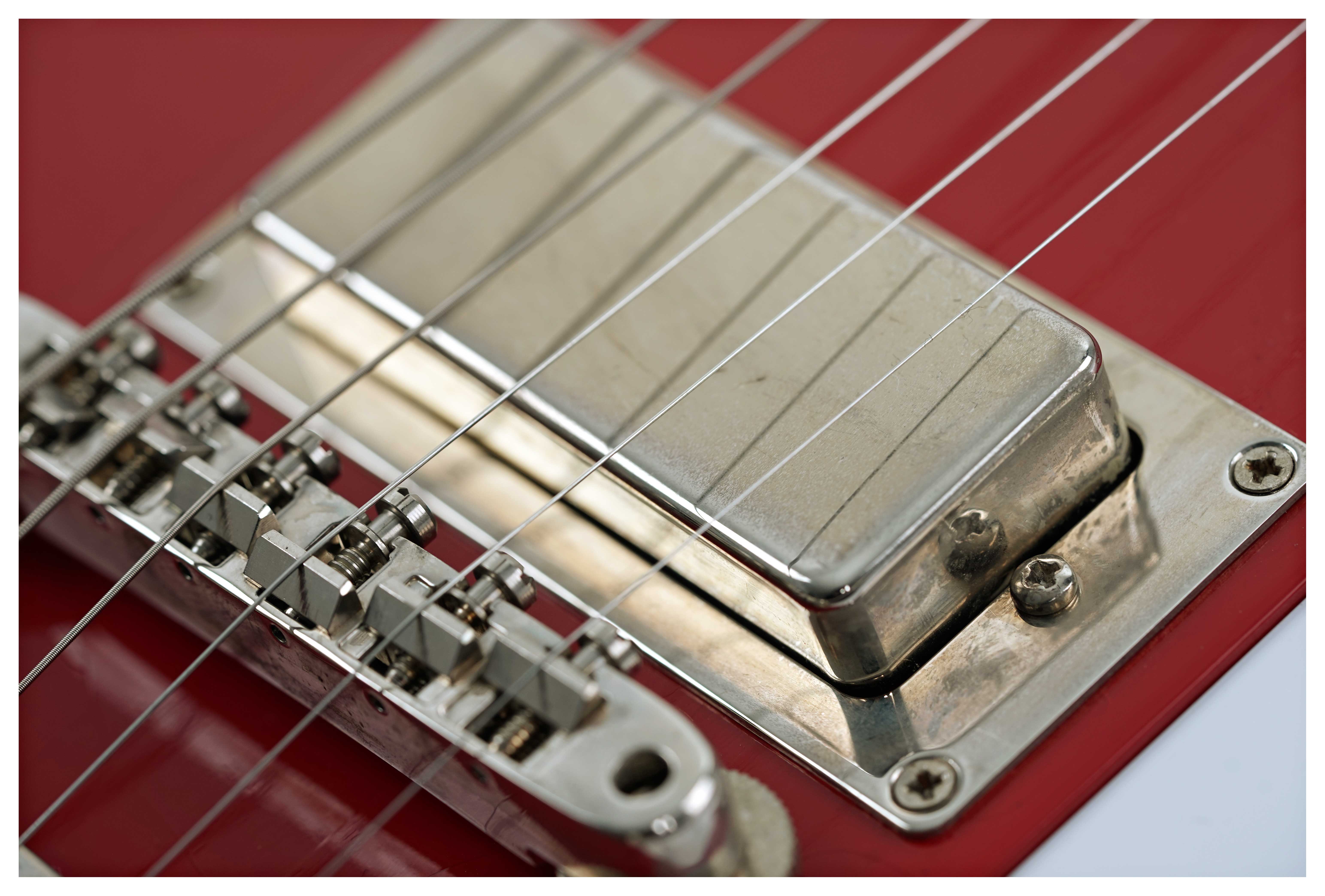 GUITARGUITAR Gibson Custom Shop 1963 Firebird V w/ Maestro Vibrola Light Aged Cardinal Red #400783