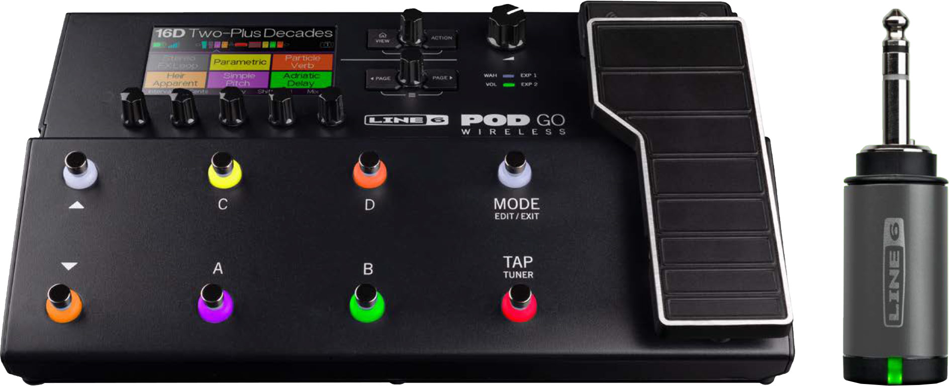 GUITARGUITAR Line 6 POD Go Wireless Guitar Amp Modeller and Multi Effects Processor Pedal