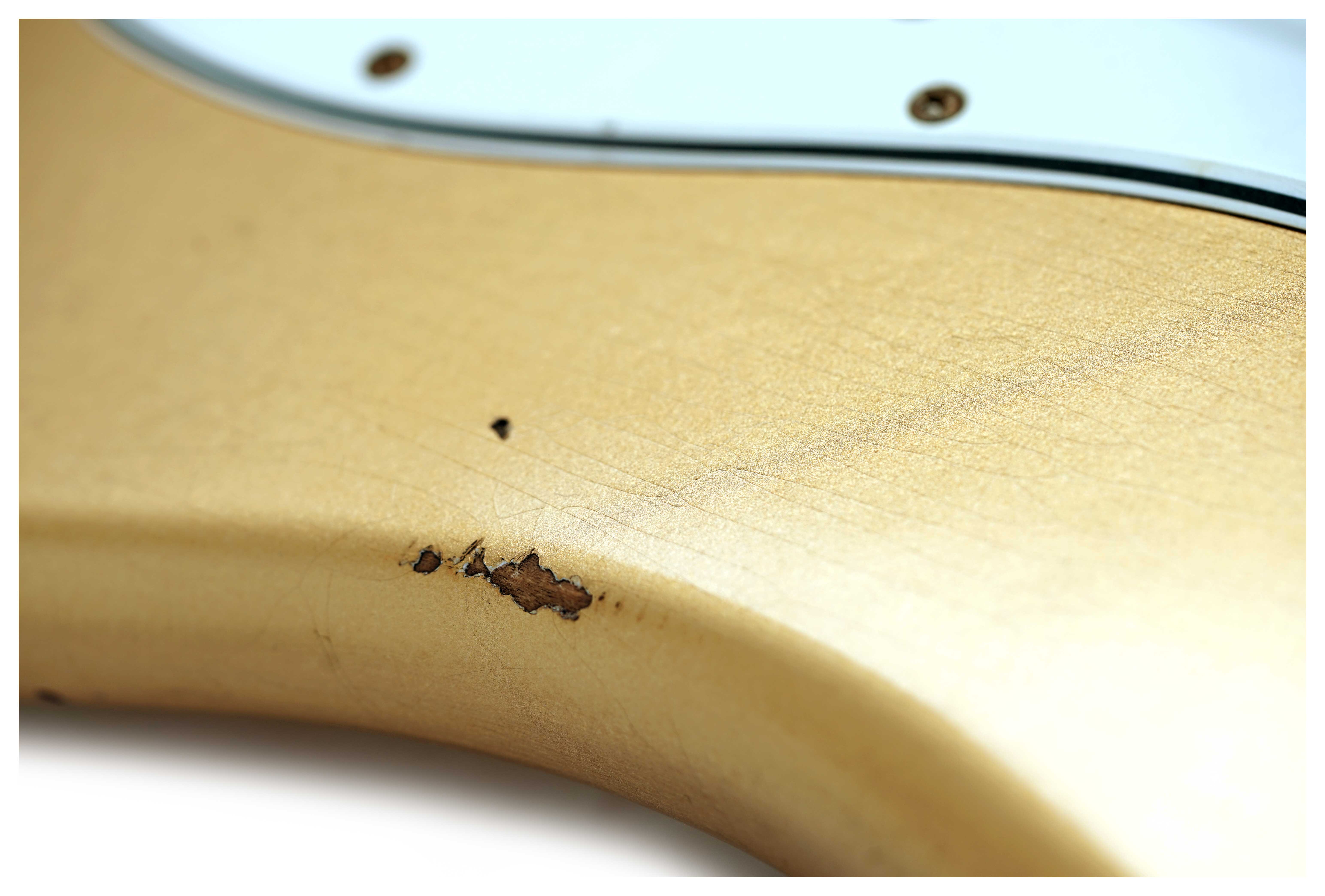 GUITARGUITAR Fender Custom Shop Mid 60's Stratocaster Relic HLE Gold Left Handed #R144606
