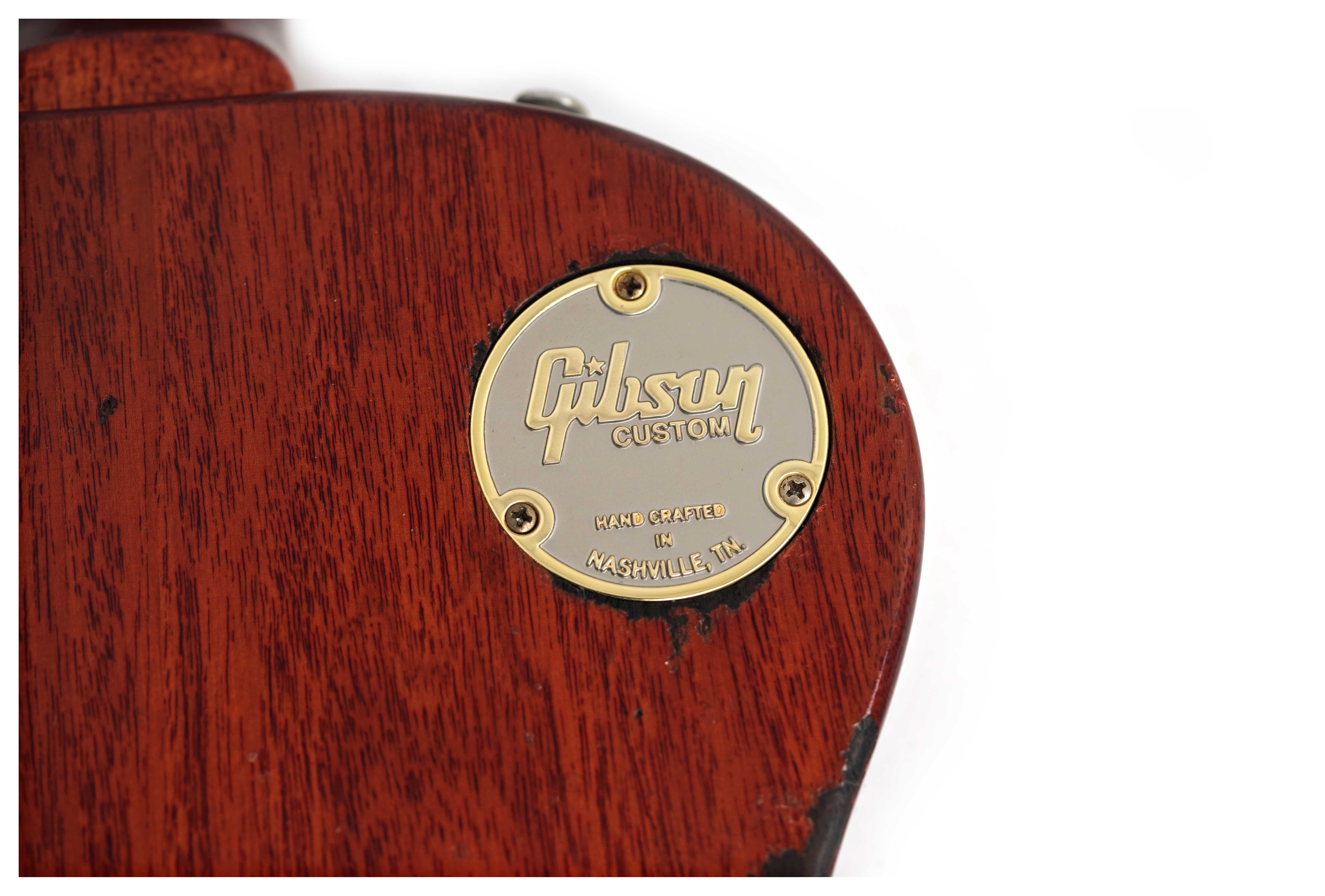GUITARGUITAR Gibson Custom Shop Murphy Lab 1959 Les Paul Standard Reissue Heavy Aged Golden Poppy Burst #951703