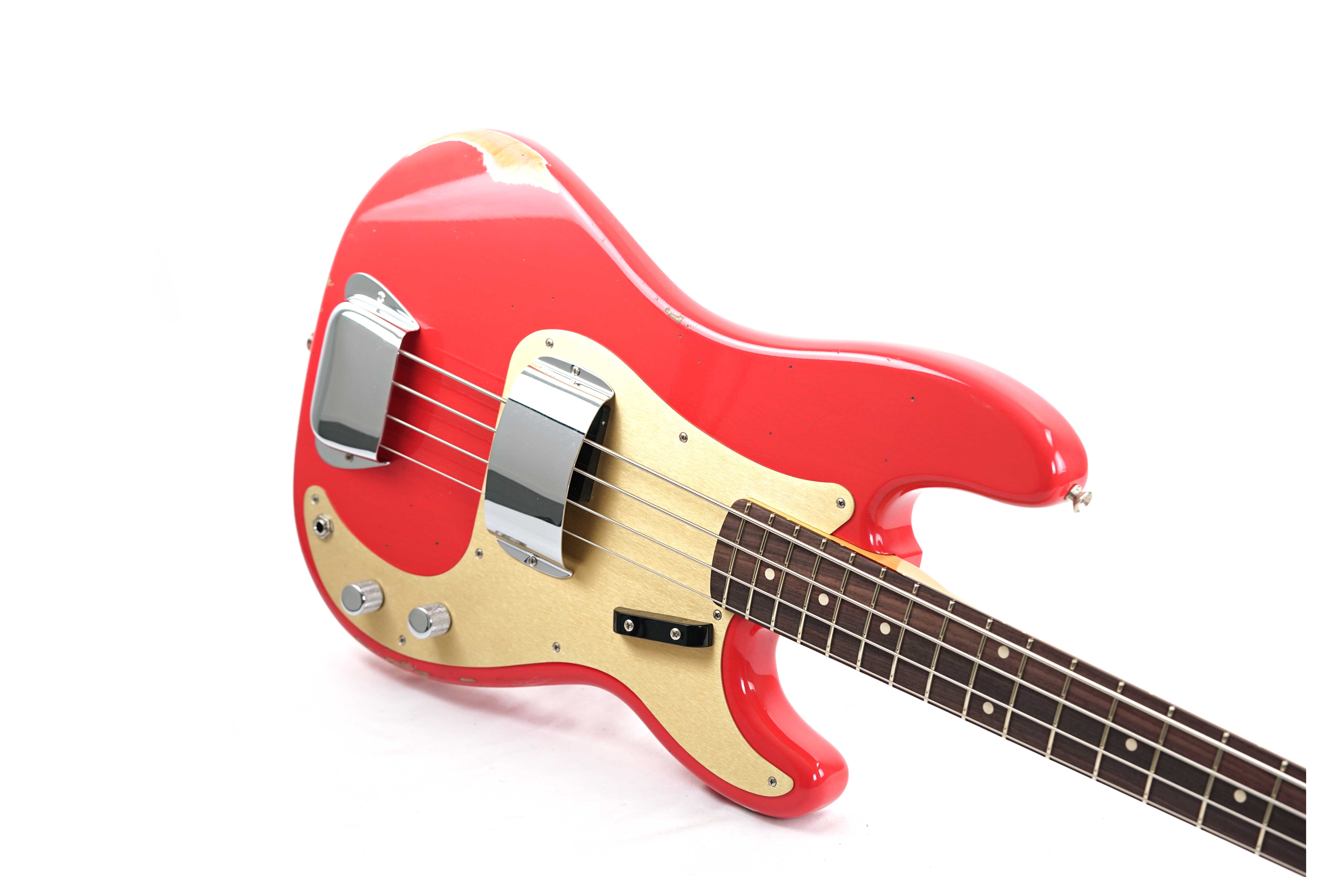 GUITARGUITAR Fender Custom Shop 1960 Precision Bass Relic with Closet Classic Hardware Fiesta Red #R139330