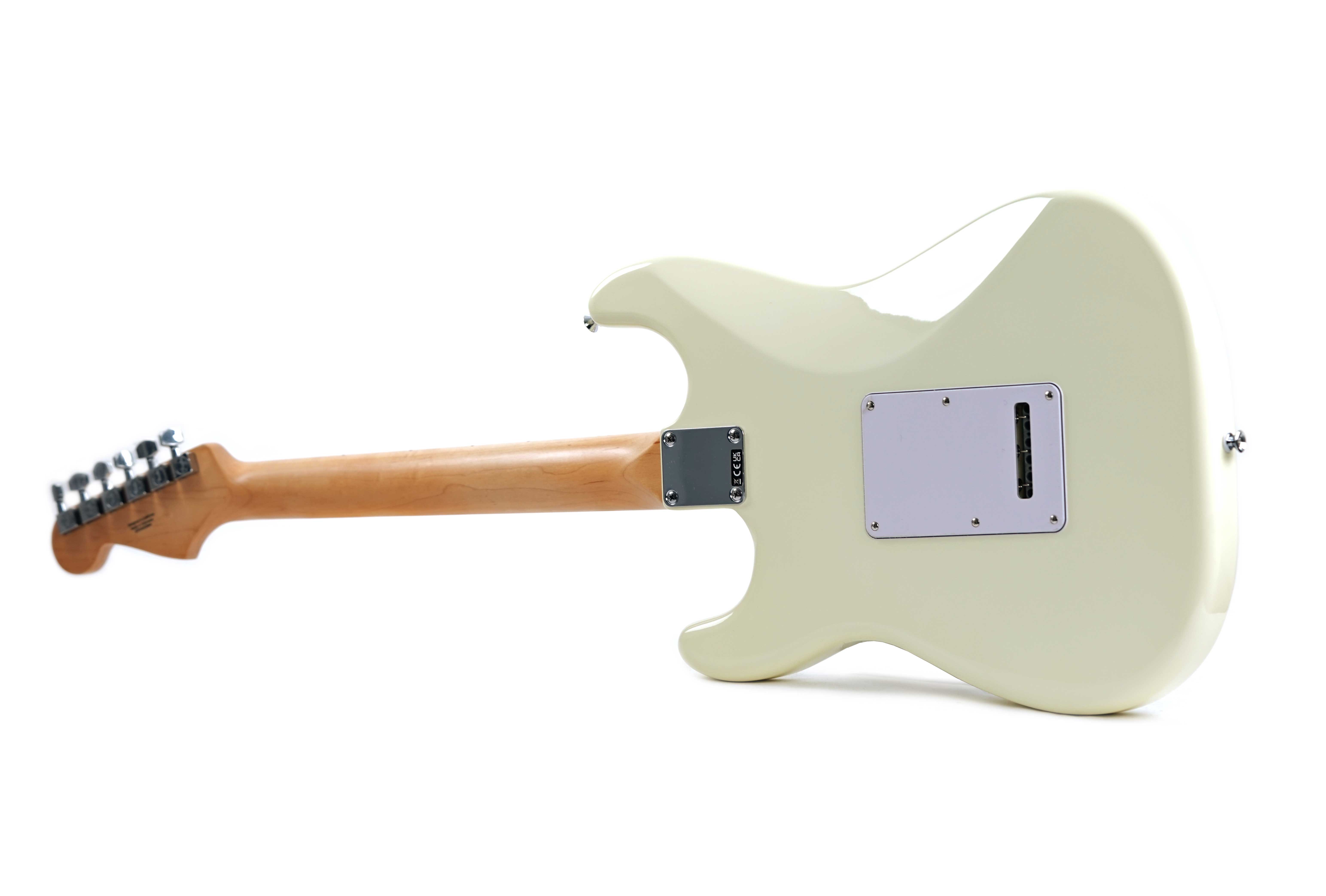 GUITARGUITAR Fender Standard Stratocaster Olympic White Maple Fingerboard