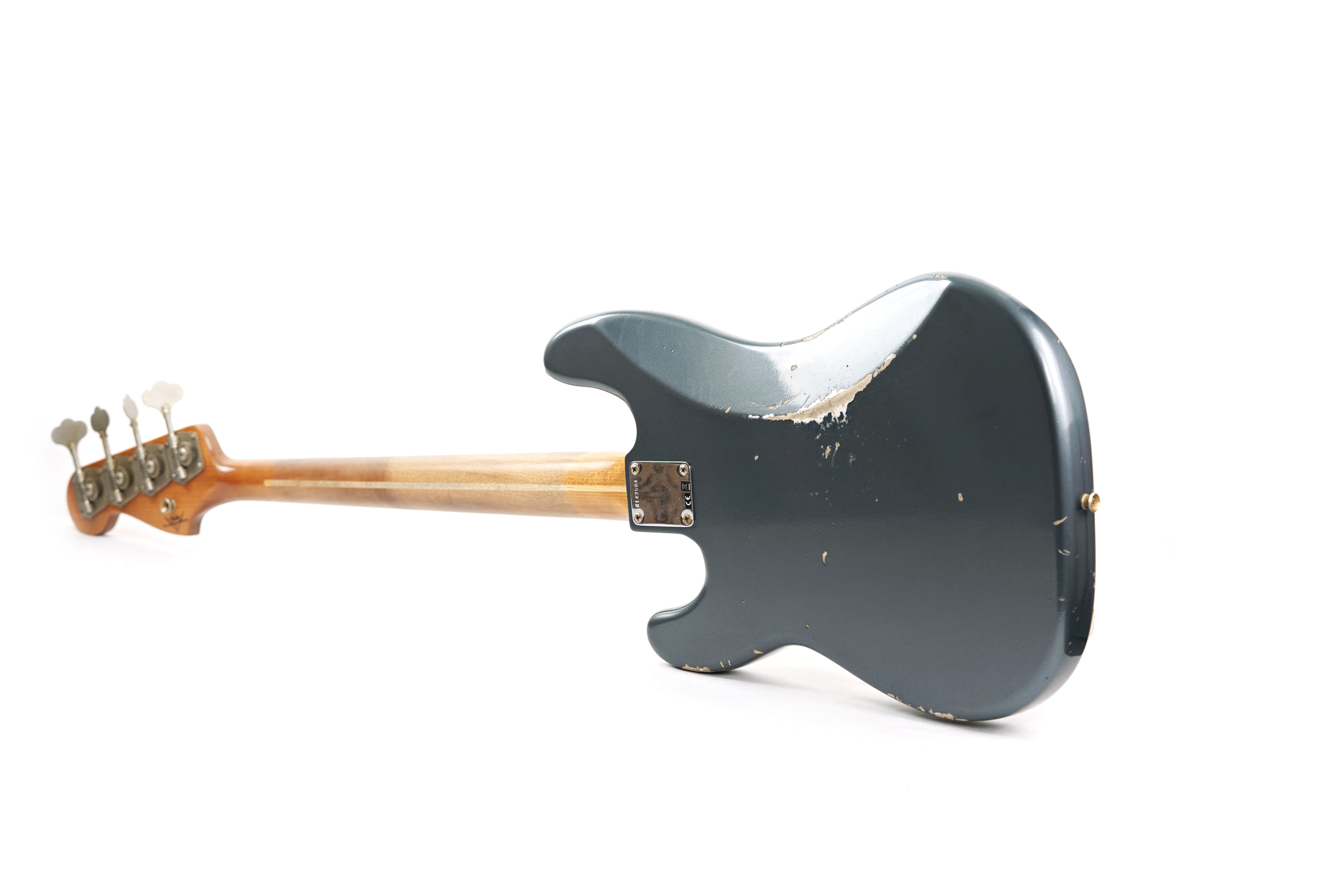 GUITARGUITAR Fender Custom Shop Precision Jazz Bass Relic Charcoal Frost Metallic #R143504