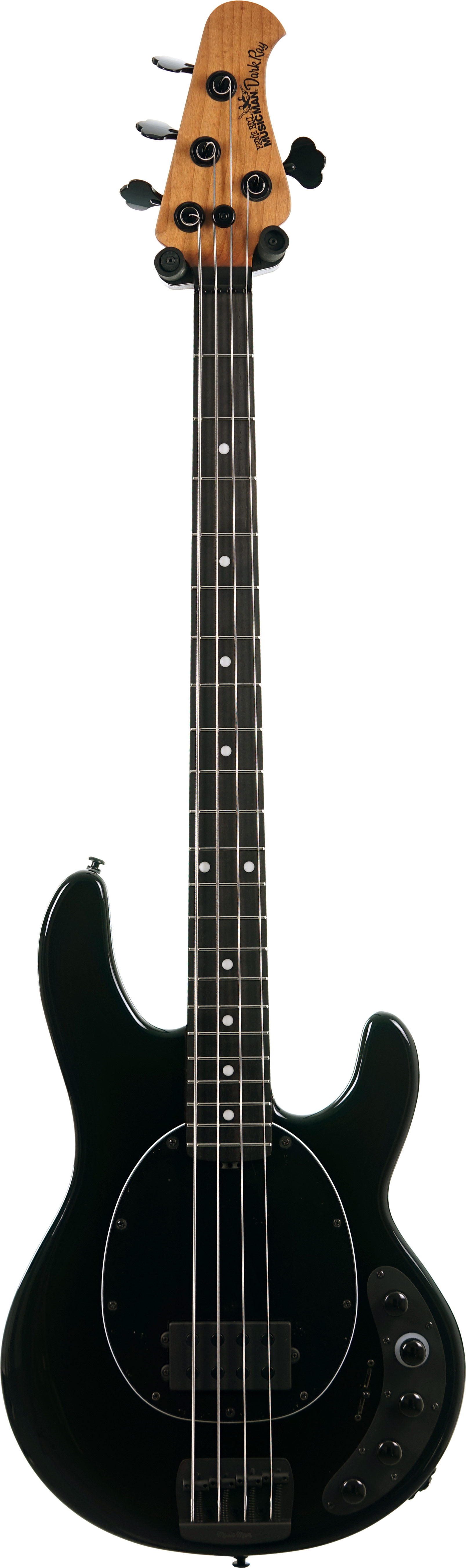 GUITARGUITAR Music Man DarkRay 4 Obisidian Black Ebony Fingerboard #S13624