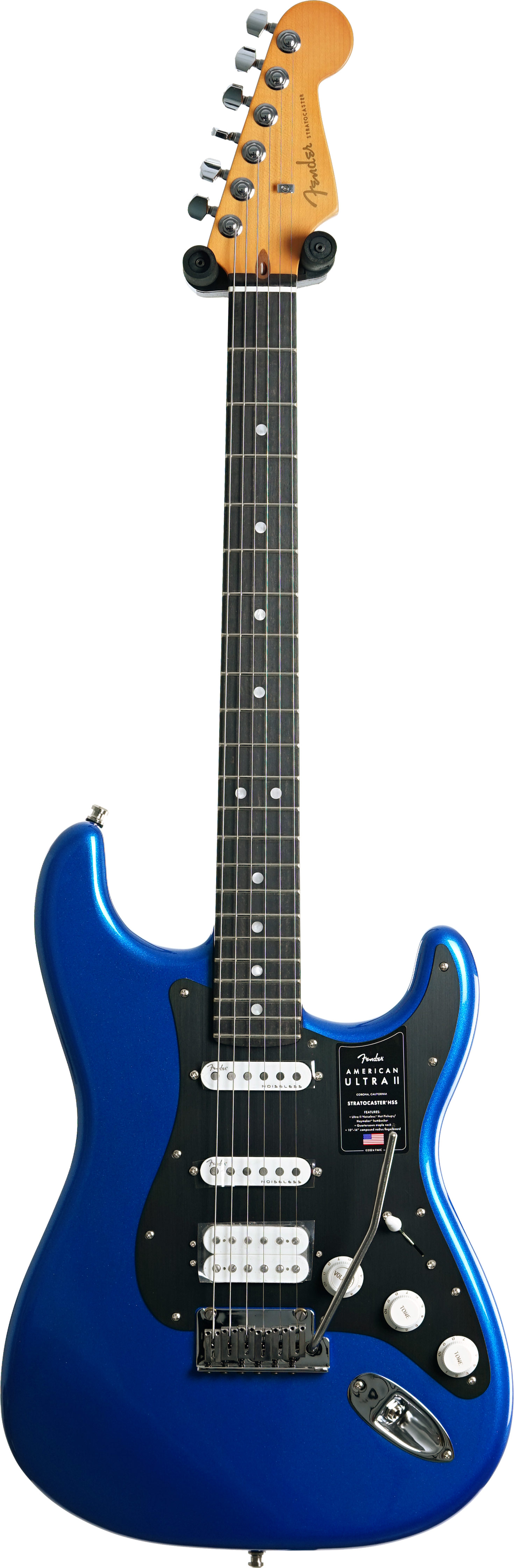 GUITARGUITAR Fender American Ultra II Stratocaster HSS Ebony Fingerboard Noble Blue