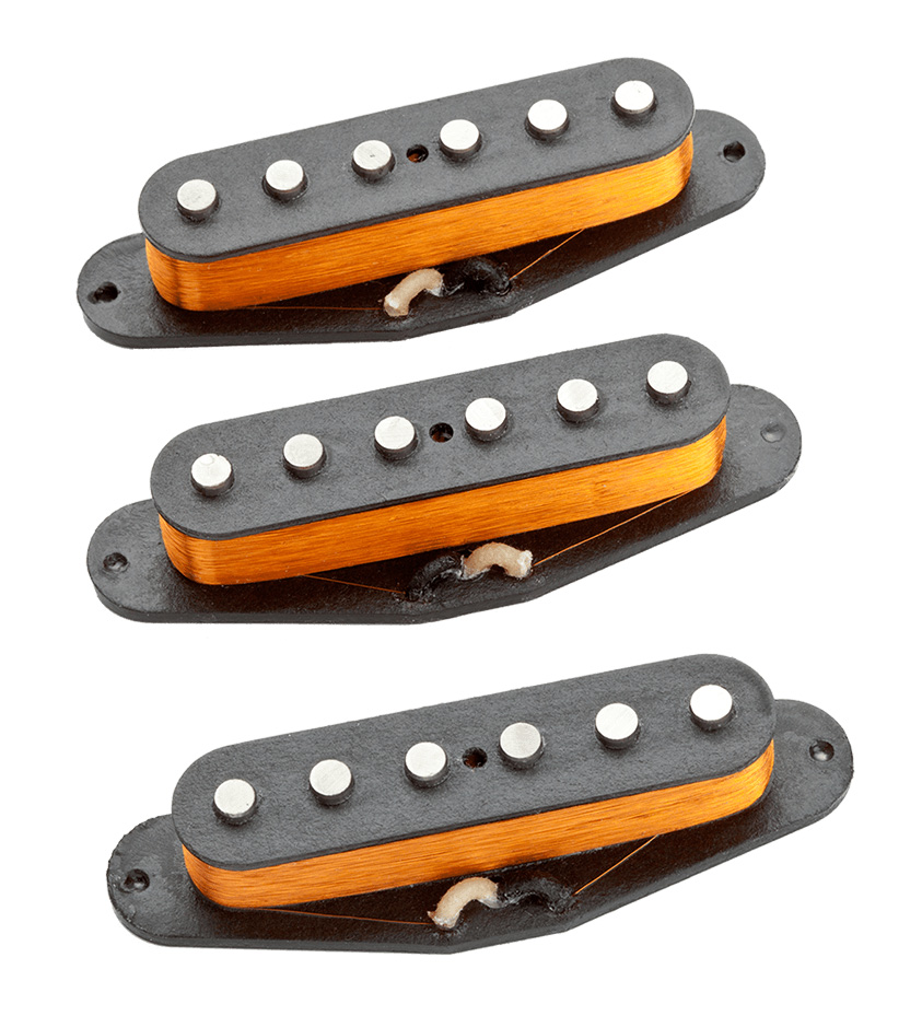 GUITARGUITAR Seymour Duncan Ssl-2 Vintage Flat Stratocaster Cal Singlecoil Set