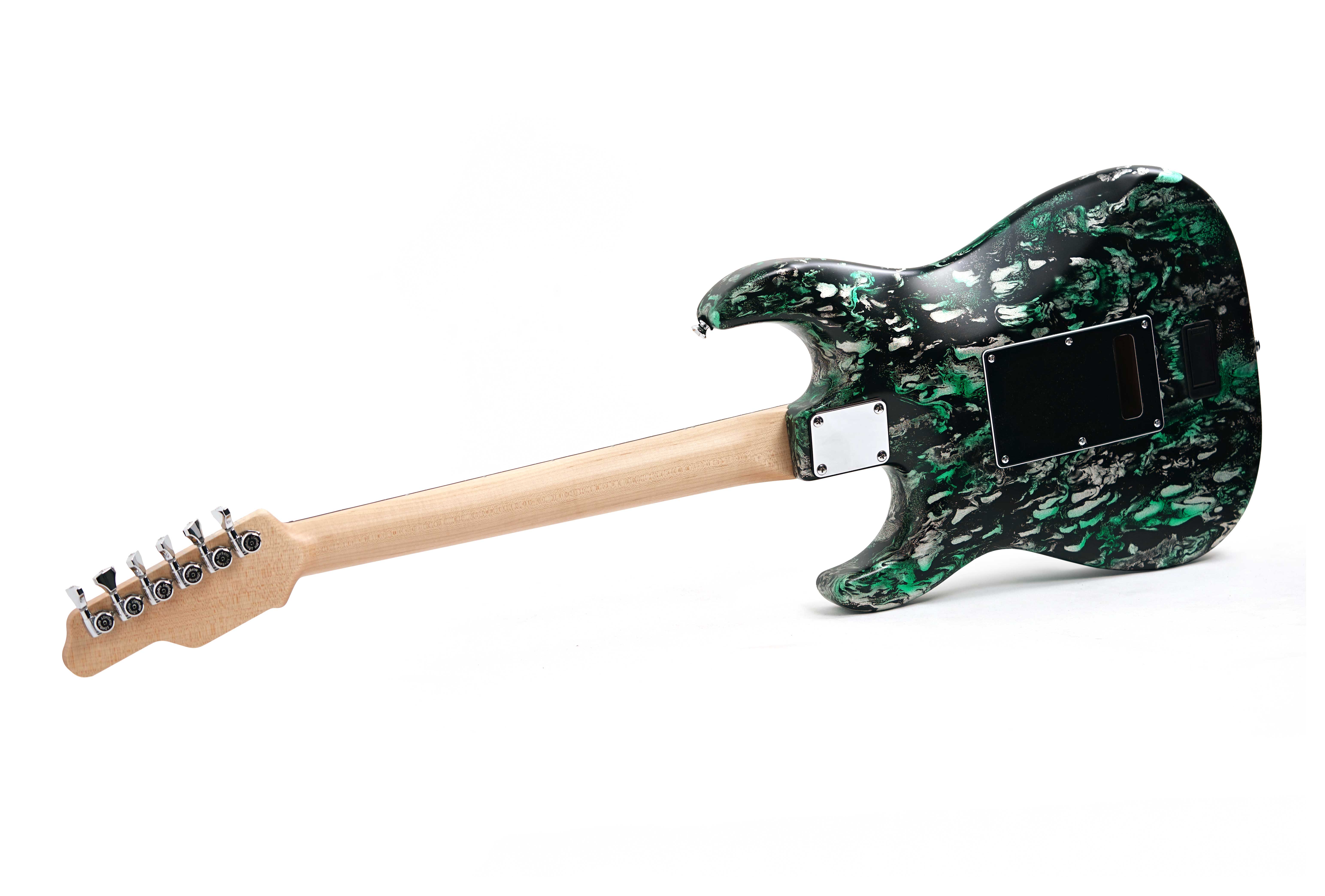 GUITARGUITAR Tyler Studio Elite HDX Black and Green Schmear #25781
