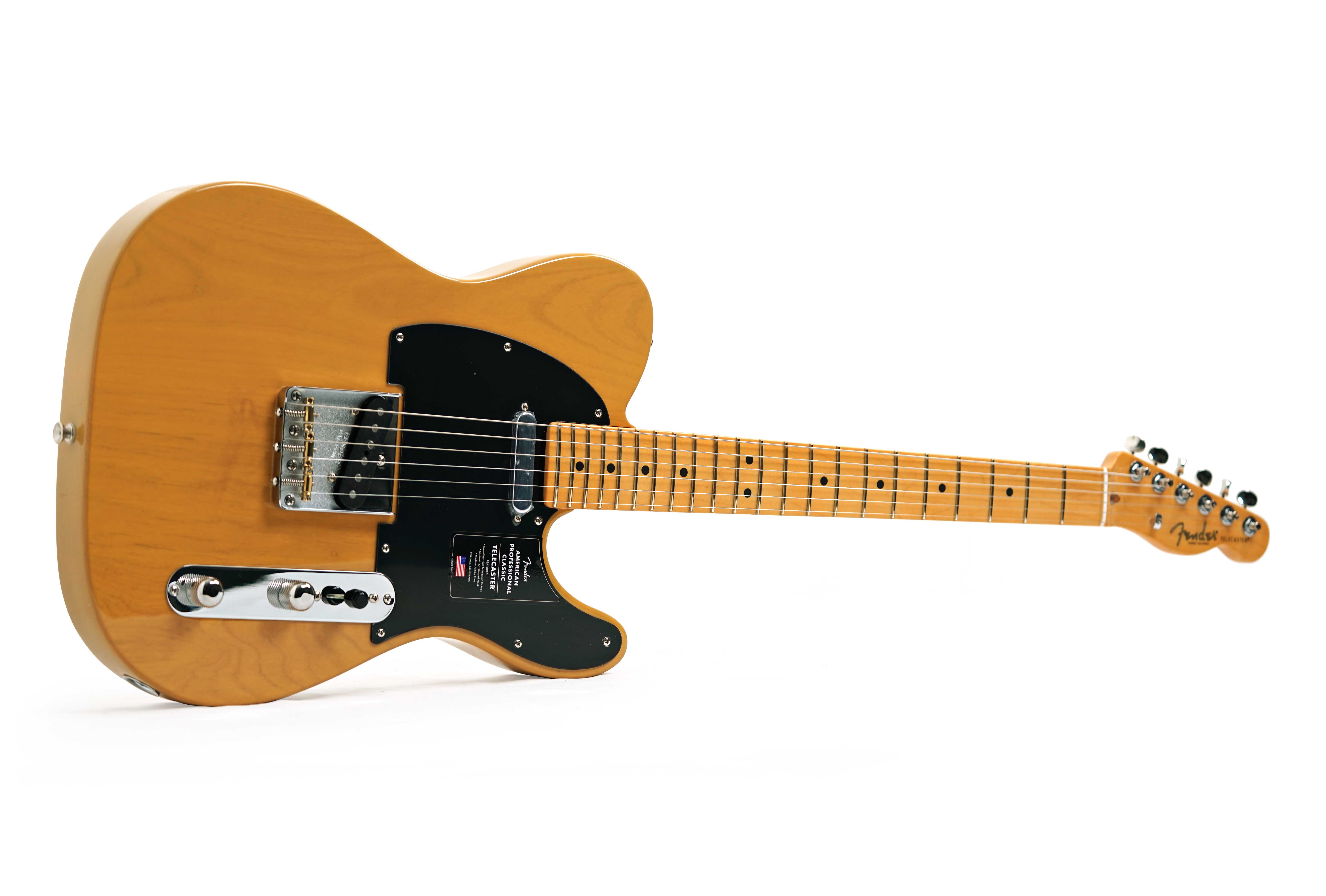 GUITARGUITAR Fender American Professional Classic Telecaster Butterscotch Blonde Maple Fingerboard #US25096093