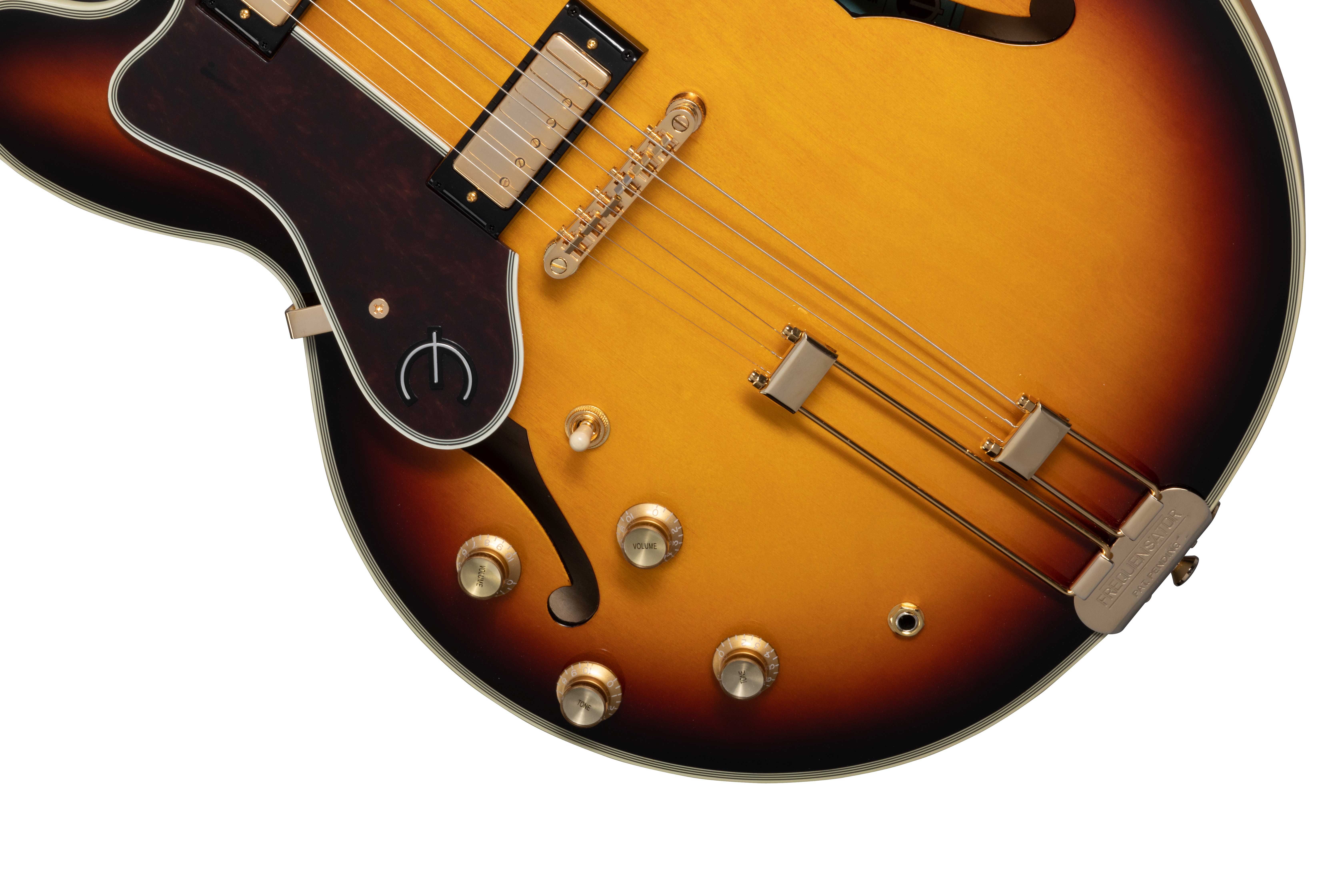 GUITARGUITAR Epiphone Sheraton Vintage Sunburst Left Handed