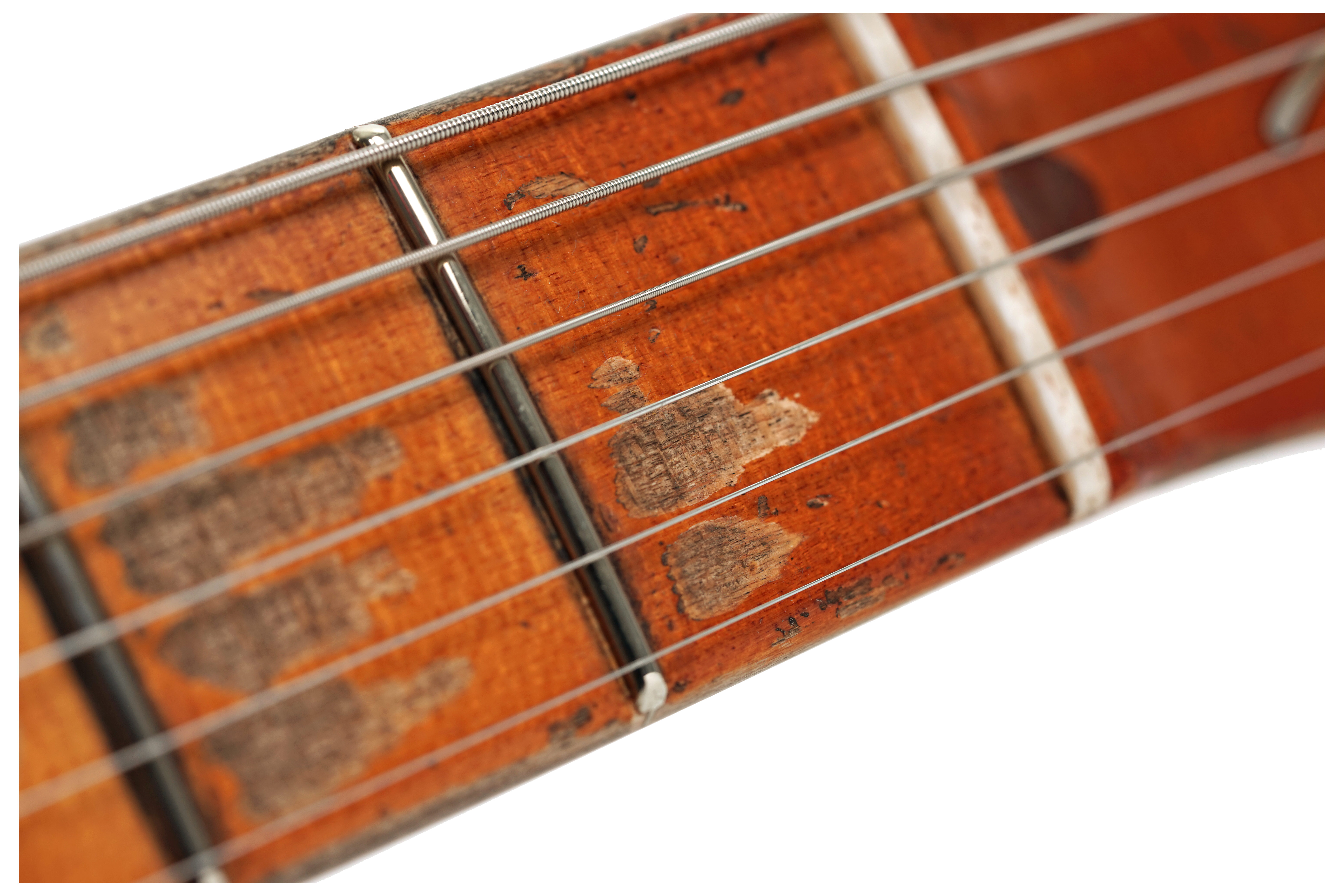 GUITARGUITAR Fender Custom Shop 1955 Telecaster Heavy Relic Masterbuilt By Dale Wilson Aged White Blonde #CZ552240