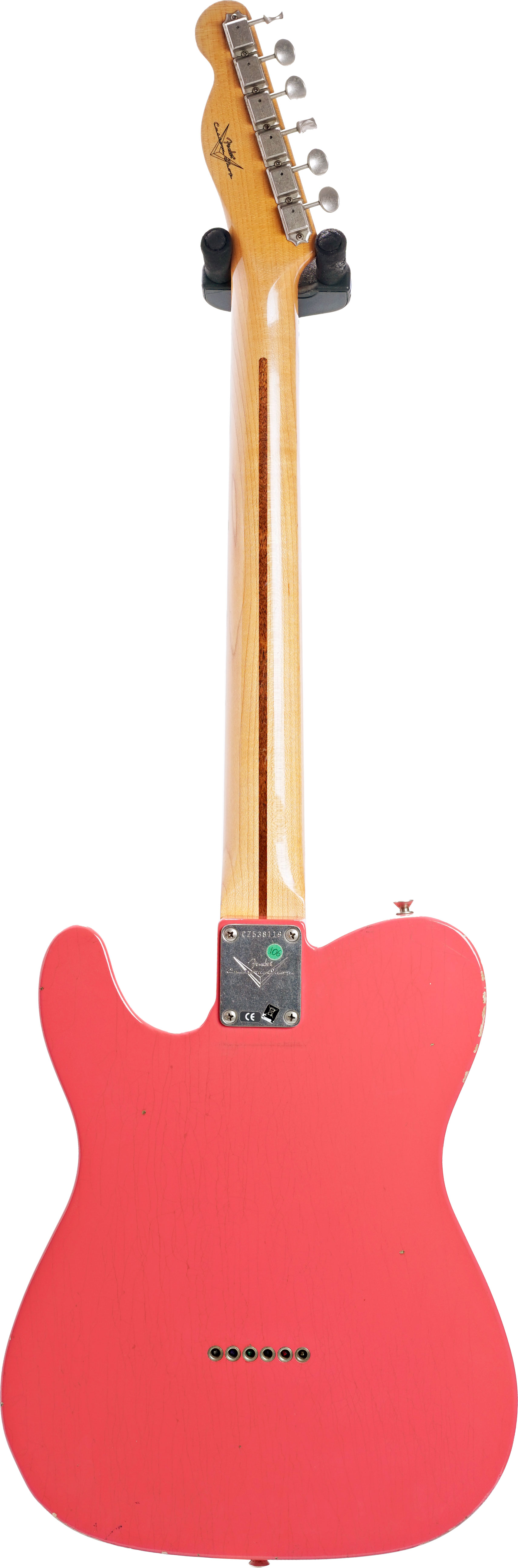 GUITARGUITAR Fender Custom Shop 1956 Telecaster Journeyman Relic Fiesta Red Maple Fingerboard (Pre-Owned)