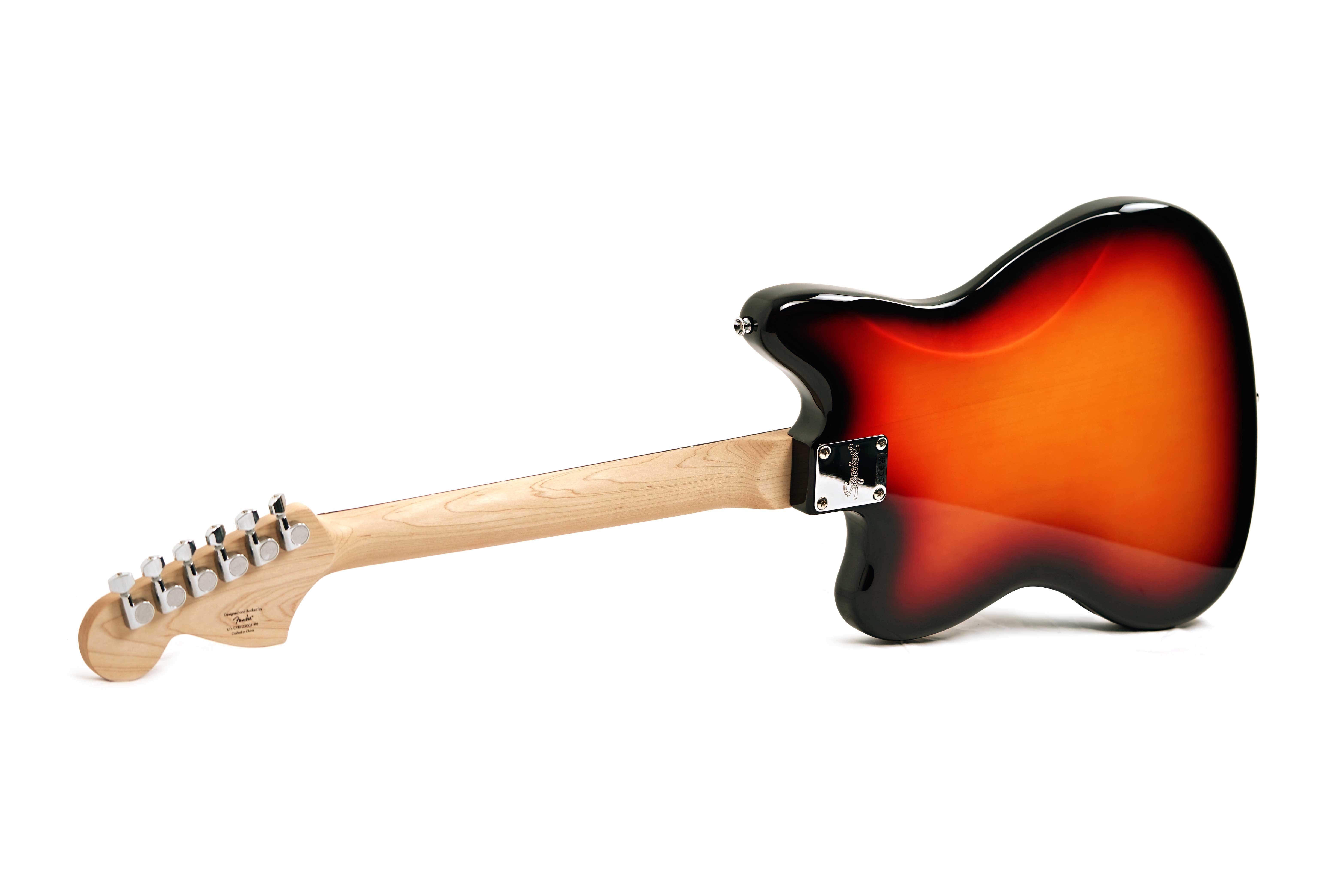 GUITARGUITAR Squier Affinity Series Jaguar Indian Laurel Fingerboard Black Pickguard 3-Colour Sunburst (Ex-Demo) #CYKF25005199