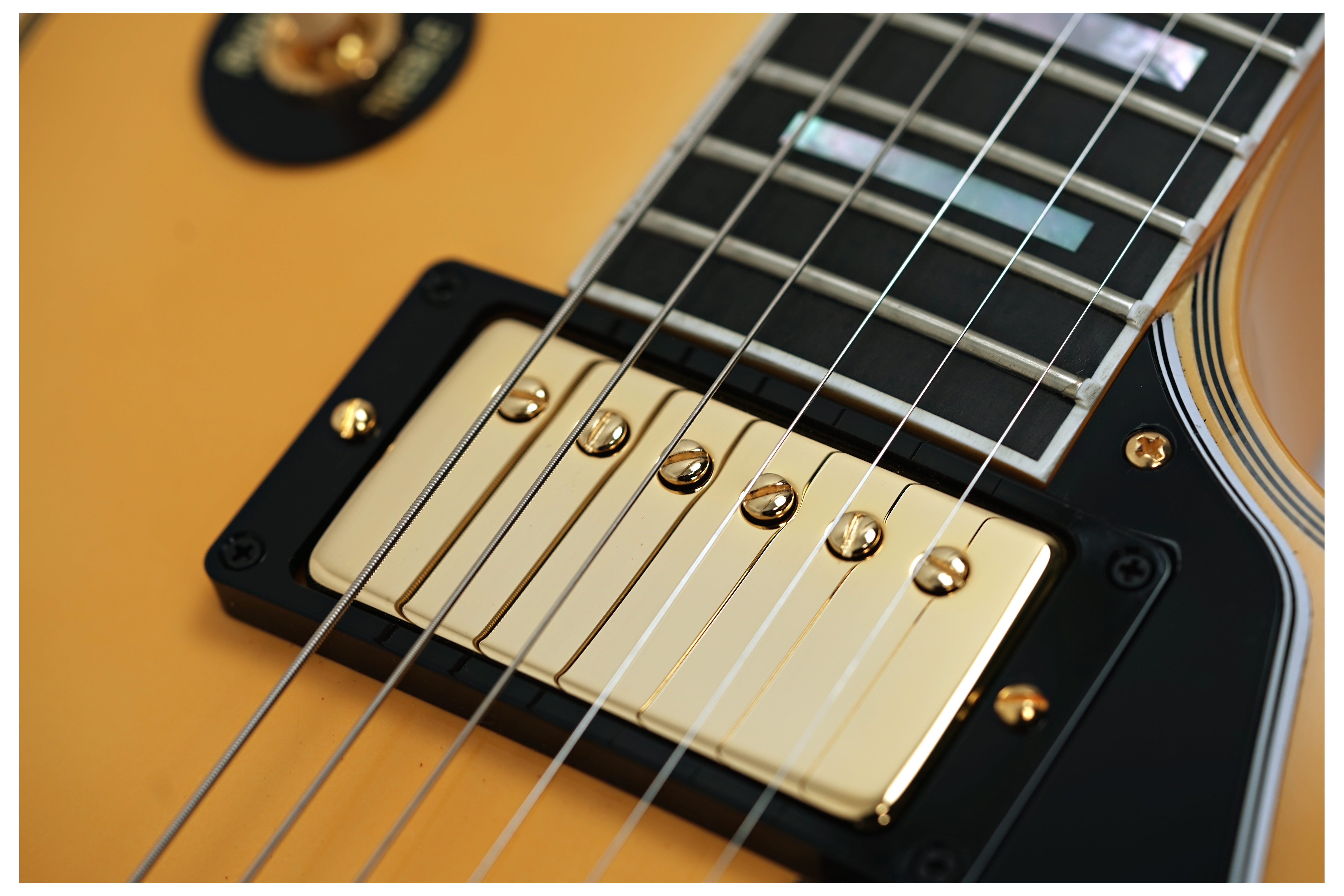GUITARGUITAR Gibson Custom Shop Made 2 Measure 1968 Les Paul Custom Heavy Antique White VOS Gold Hardware #508048