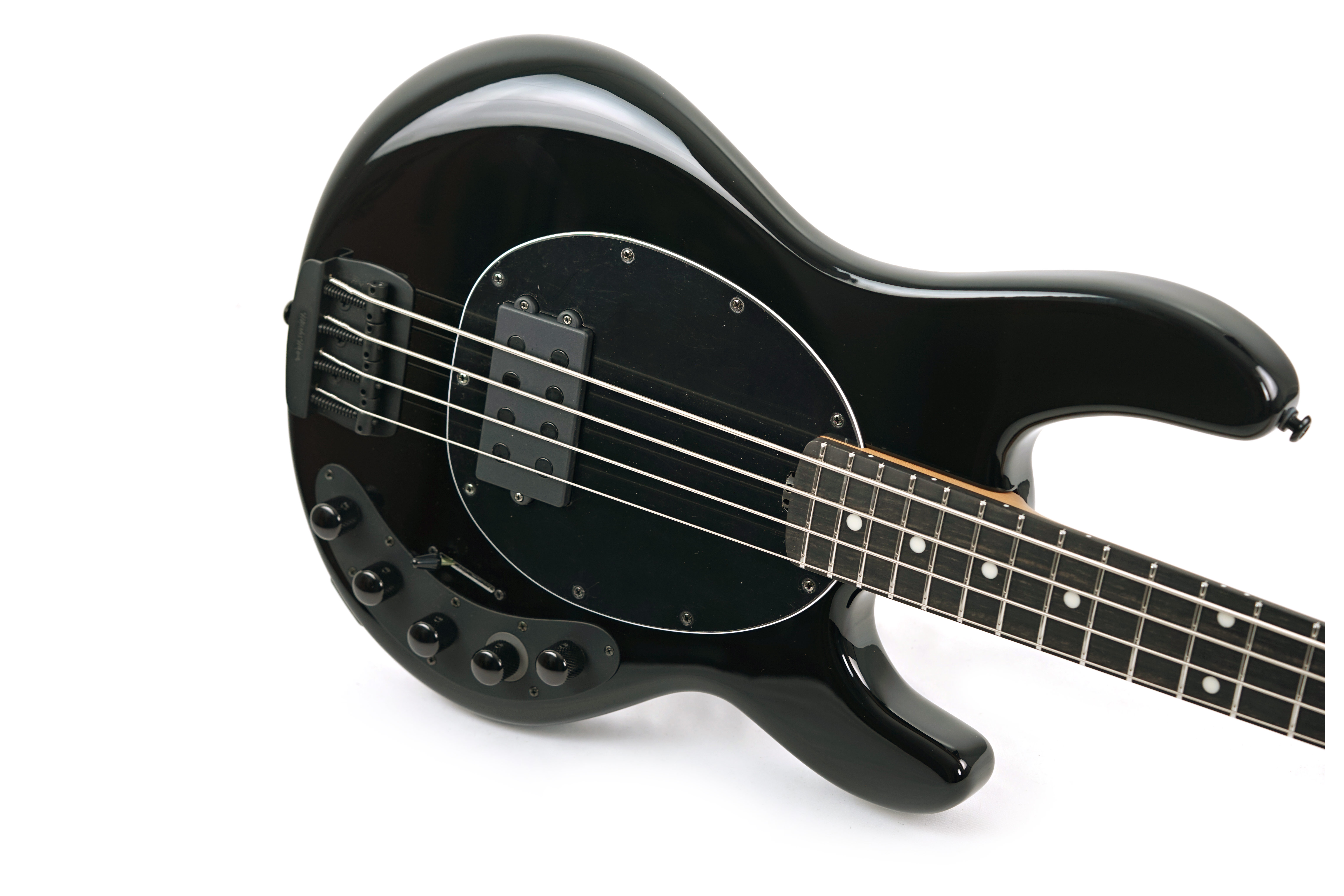 GUITARGUITAR Music Man DarkRay 4 Obisidian Black Ebony Fingerboard