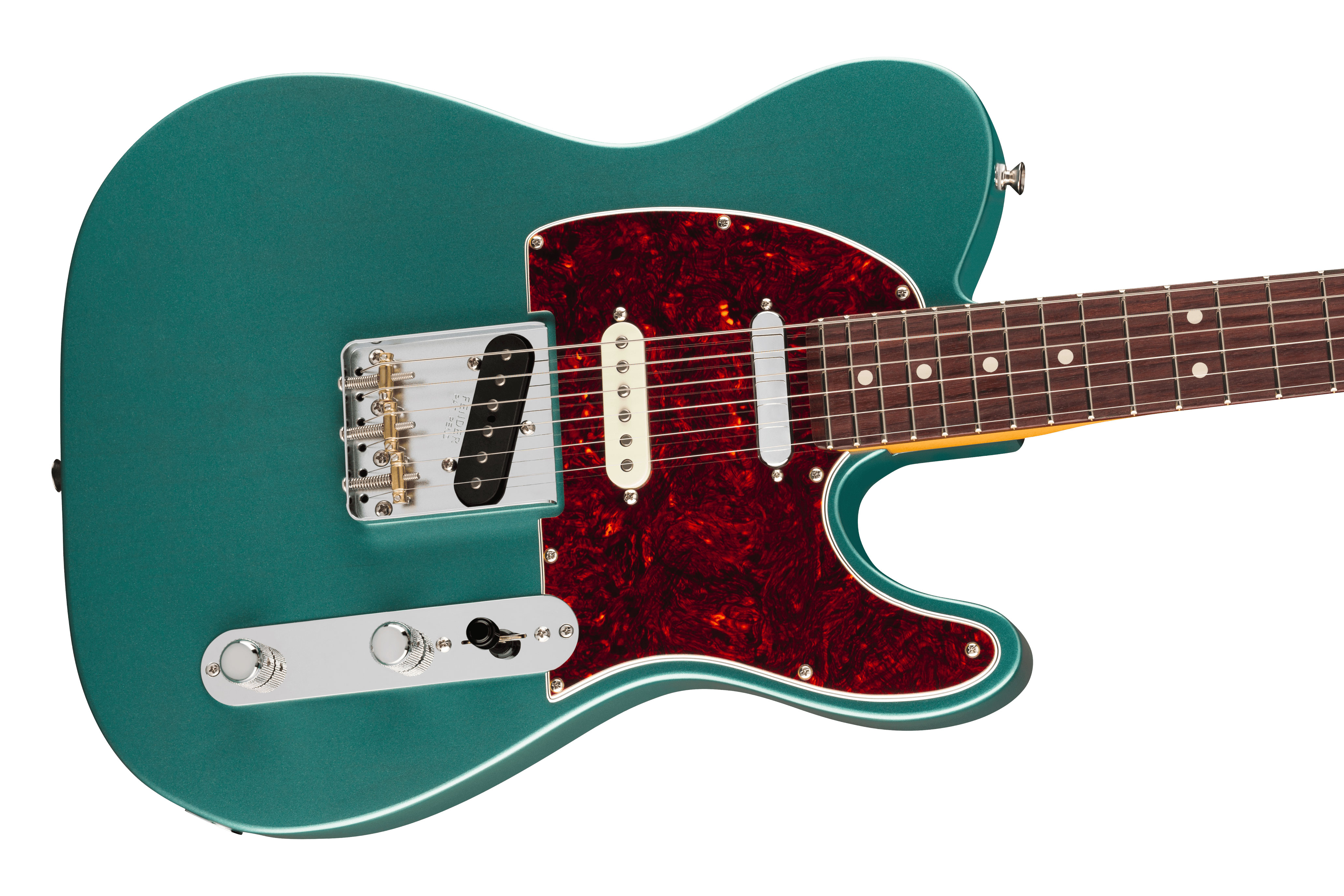GUITARGUITAR Fender American Professional Classic Hotshot Telecaster SSS Faded Sherwood Green Metallic Rosewood Fingerboard