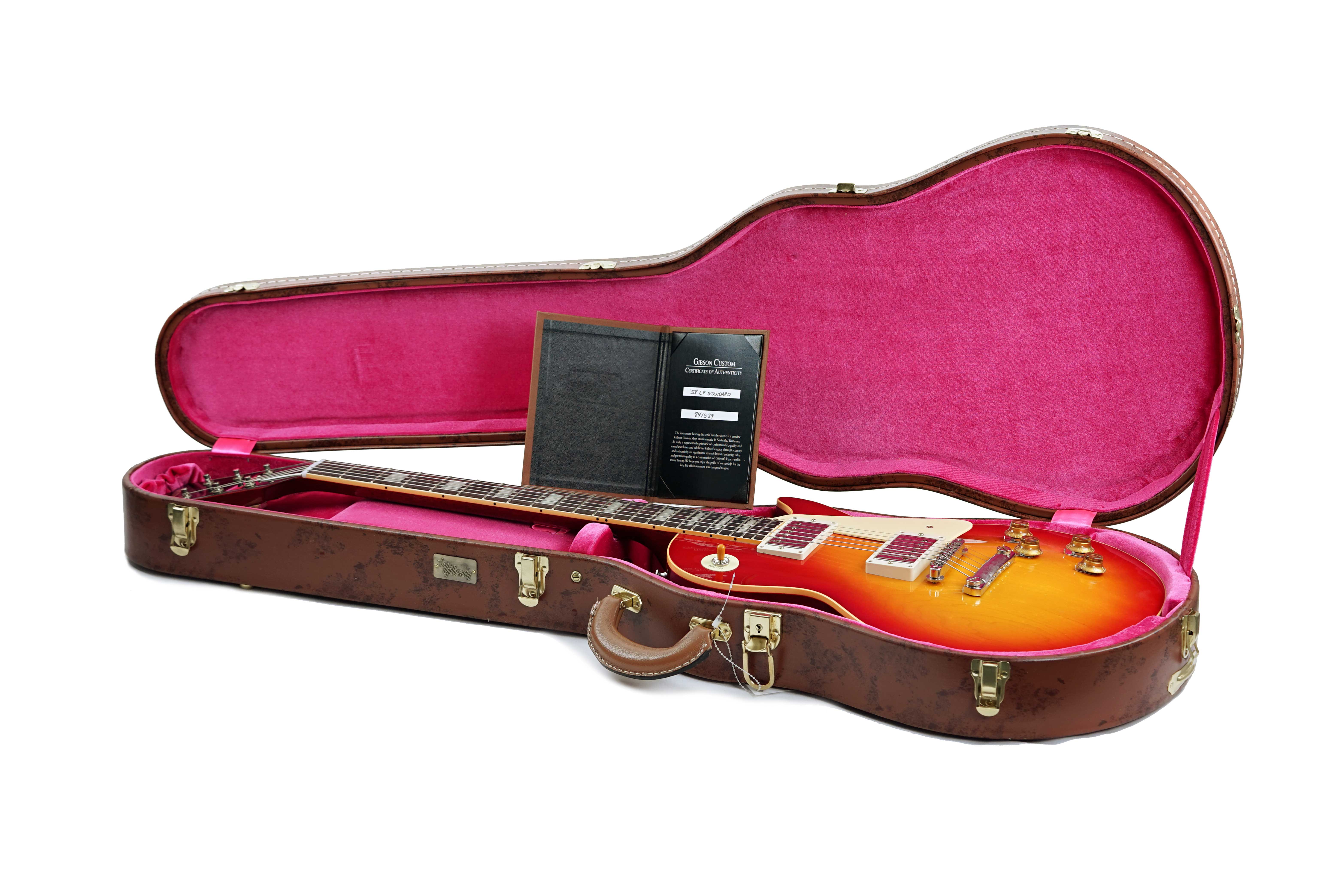 GUITARGUITAR Gibson Custom Shop 1958 Les Paul Standard Reissue VOS Washed Cherry