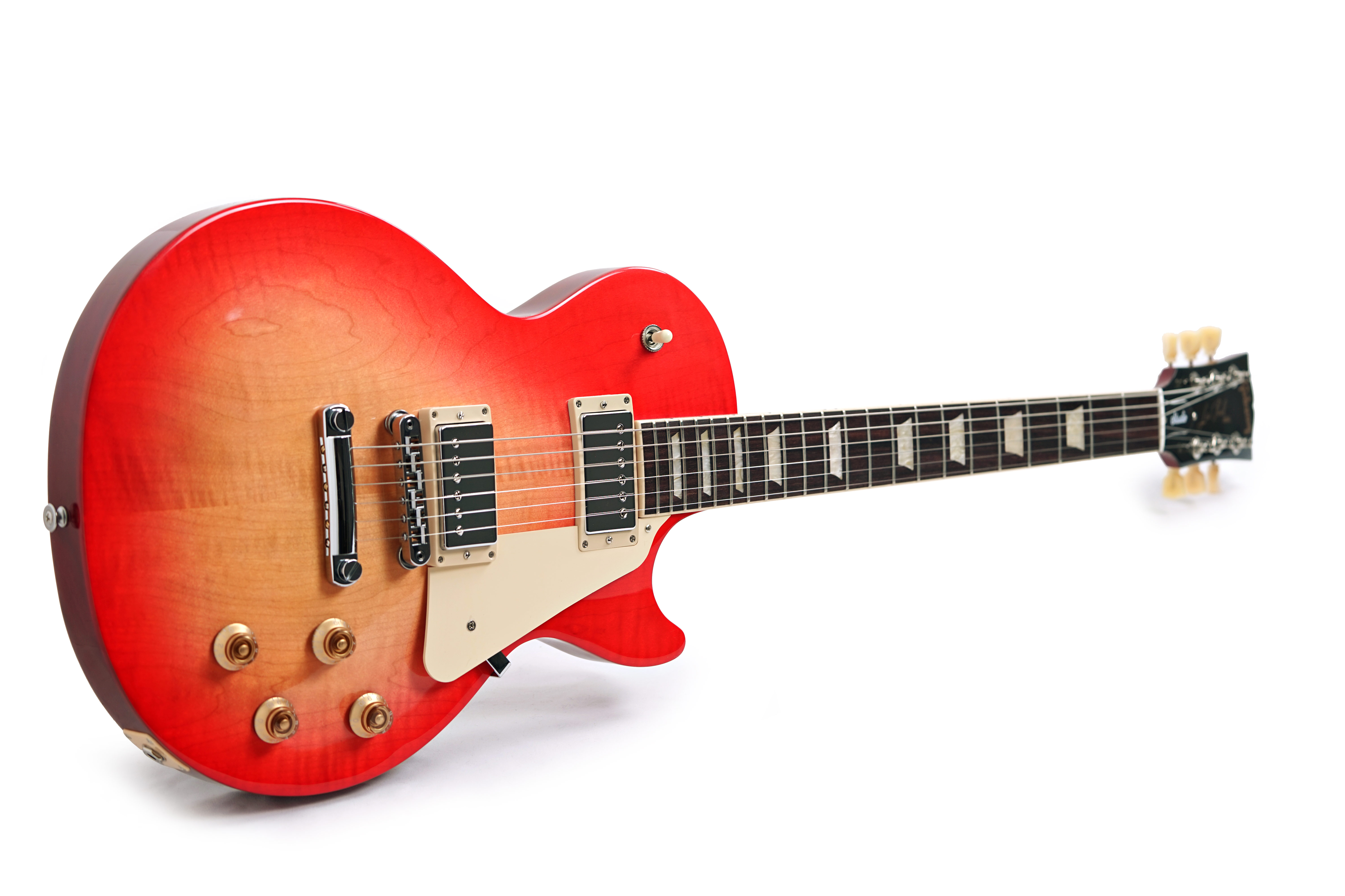 GUITARGUITAR Gibson Les Paul Studio Figured Washed Cherry Sunburst #208350089