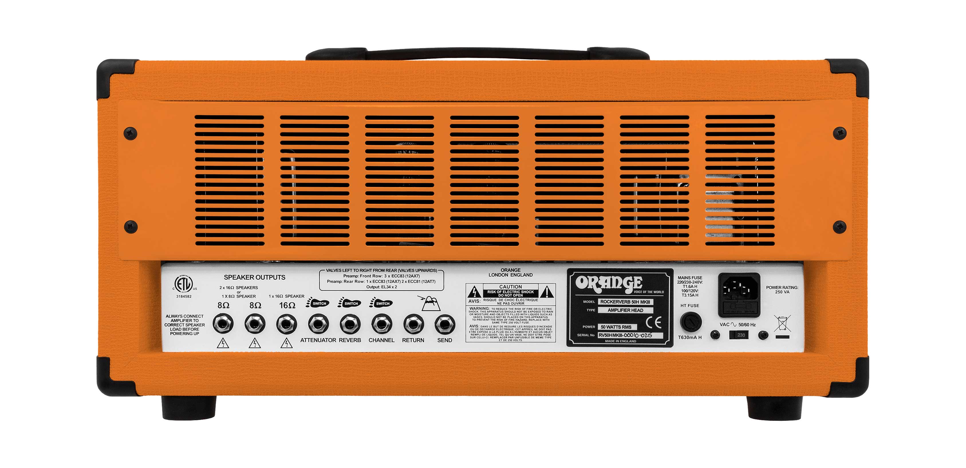 GUITARGUITAR Orange Rockerverb 50H MKIII Valve Amp Head