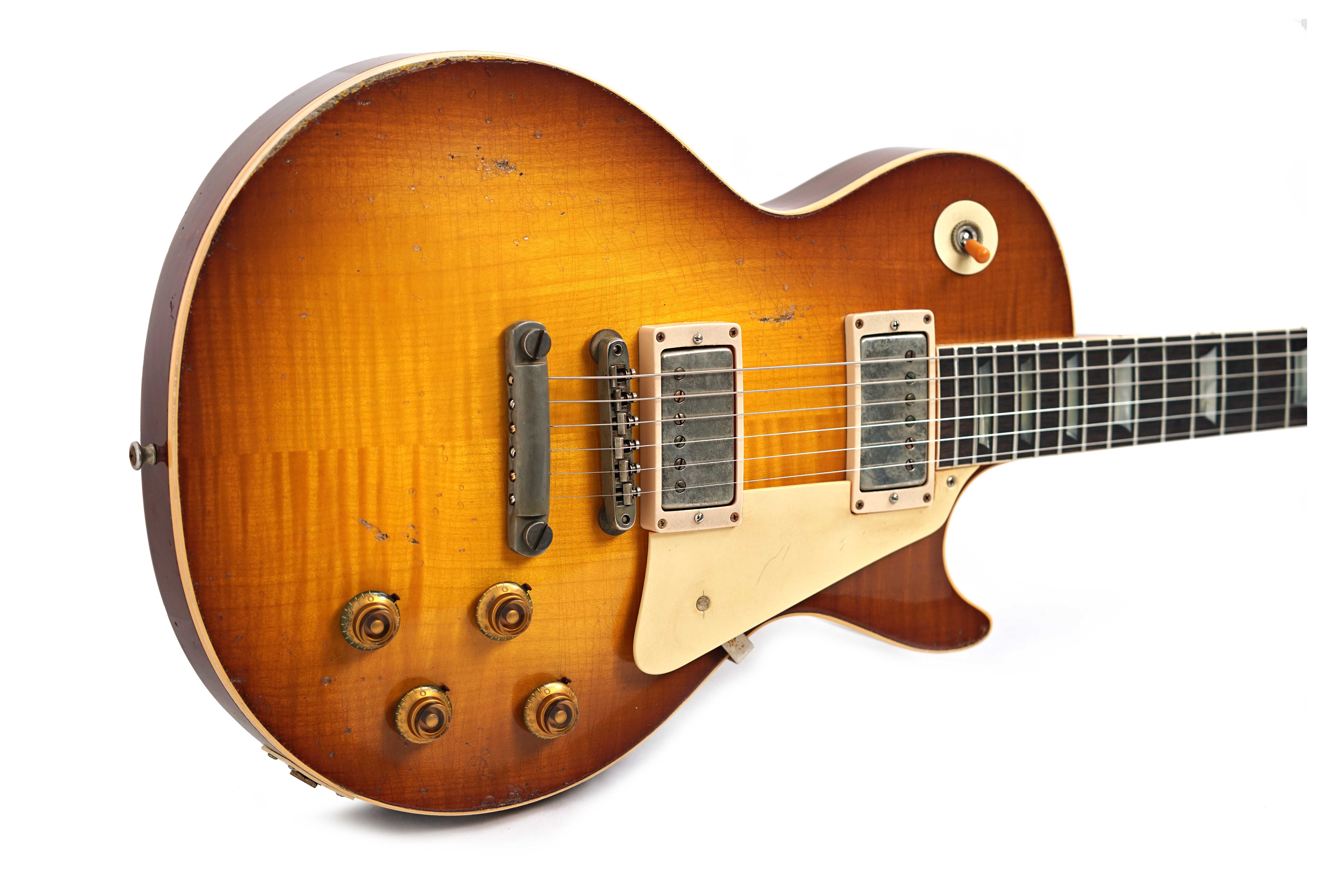 GUITARGUITAR Gibson Custom Shop Murphy Lab 1959 Les Paul Standard Reissue Heavy Aged Golden Poppy Burst #951703