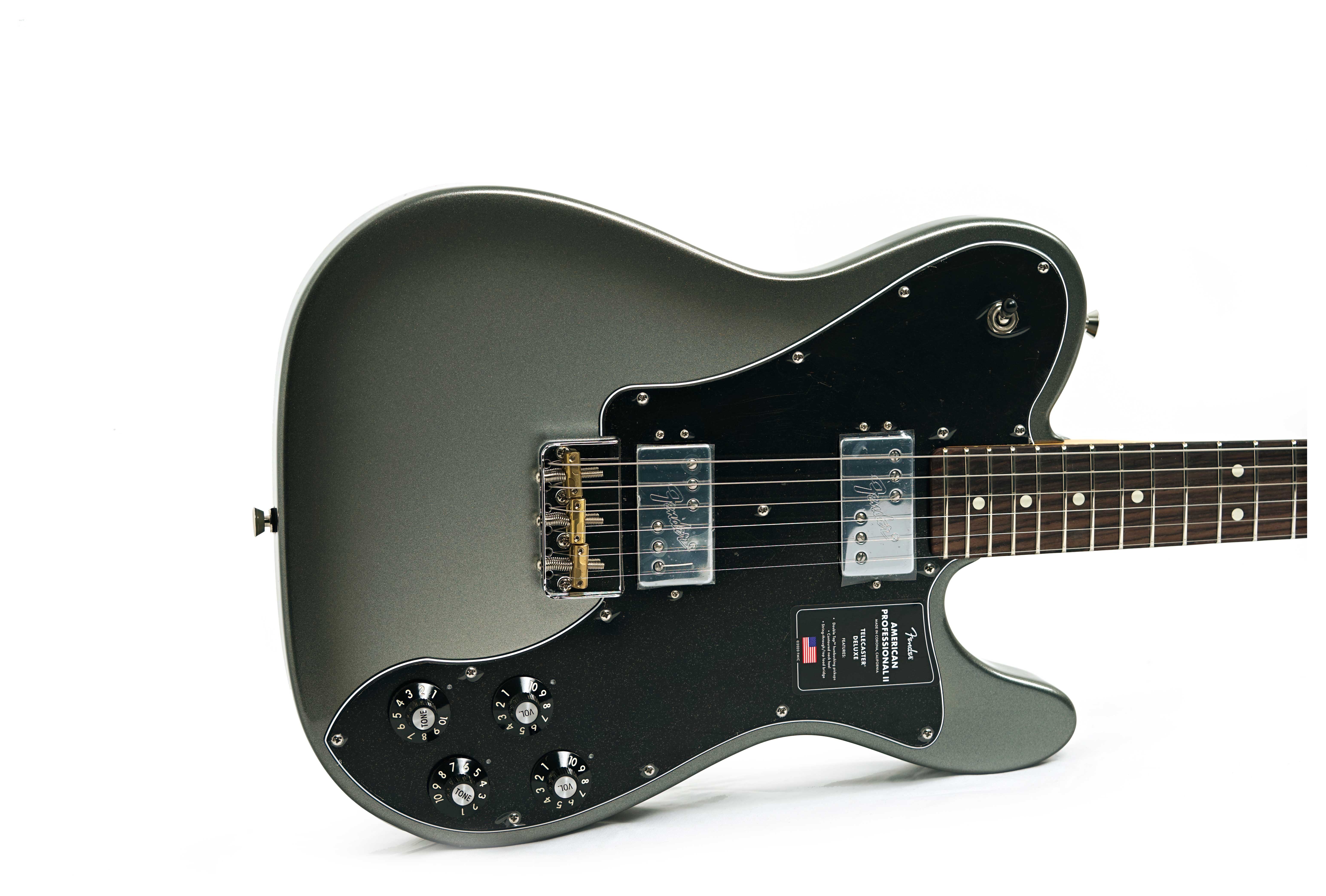 GUITARGUITAR Fender American Professional II Telecaster Deluxe Mercury Rosewood Fingerboard #US25021970